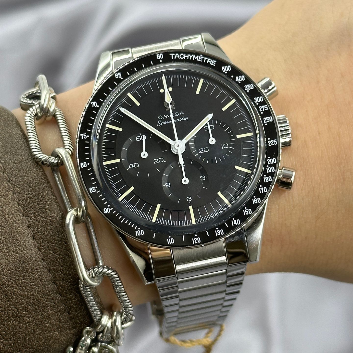 Omega Speedmaster 311.30.40.30.01.001 (2024) - Zwart wijzerplaat 40mm Staal (8/8)