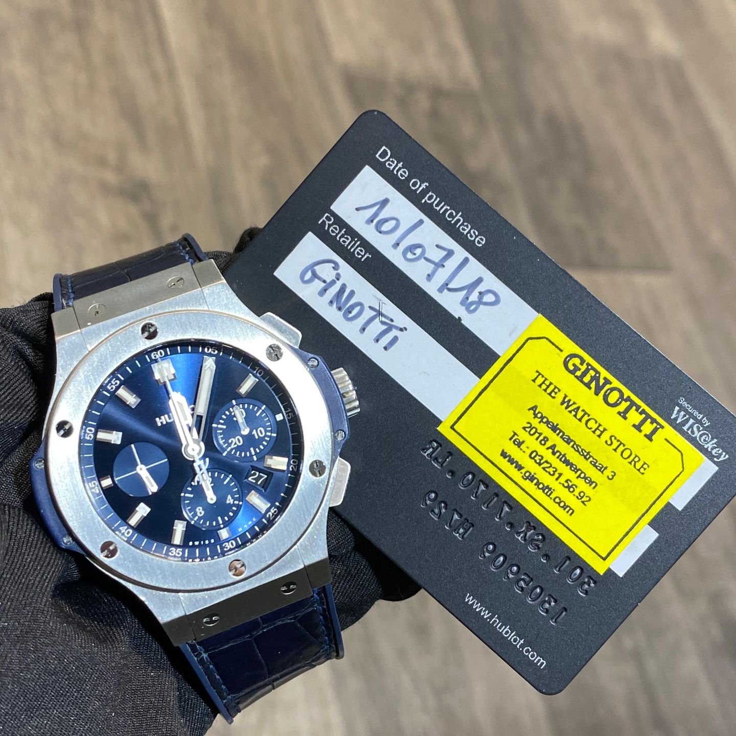 Hublot Big Bang 44 mm 301.SX.7170.LR (2018) - Blue dial 44 mm Steel case (1/1)