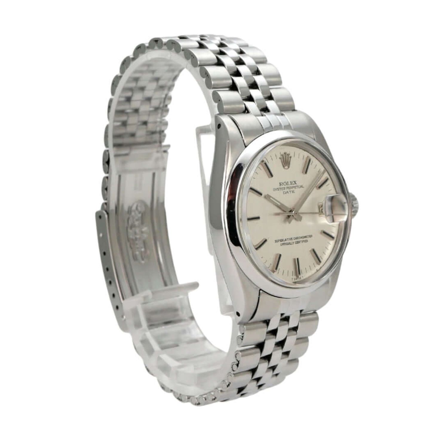 Rolex Oyster Perpetual Date 115200 (1973) - 34mm Staal (4/8)