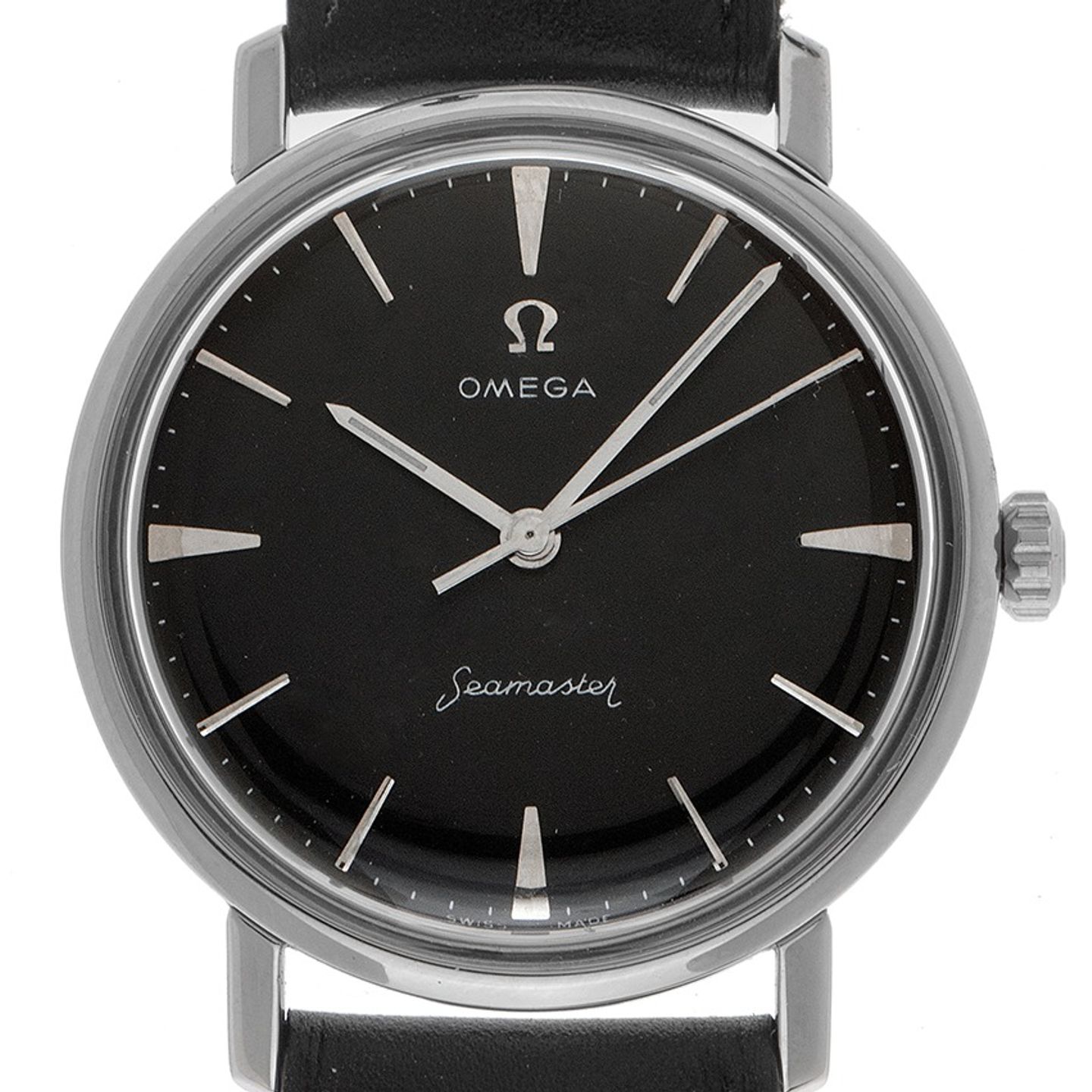 Omega Seamaster DeVille 135.020 (1962) - Zilver wijzerplaat 34mm Staal (1/8)