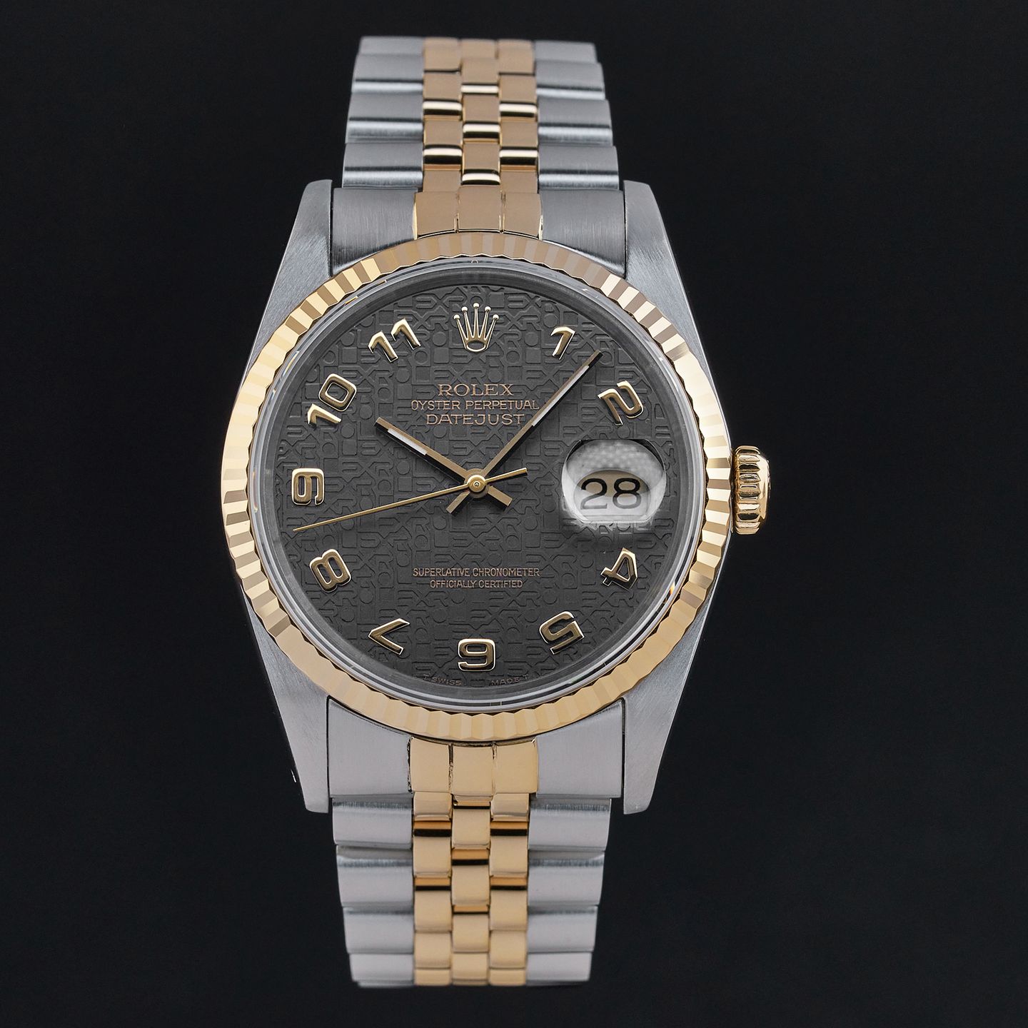 Rolex Datejust 36 16233 (1991) - 36mm Goud/Staal (3/7)