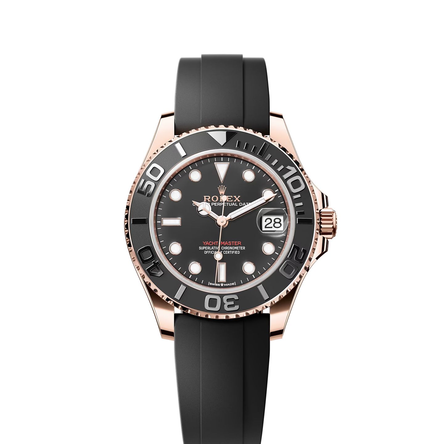 Rolex Yacht-Master 37 268655 (2024) - Black dial 37 mm Rose Gold case (1/1)