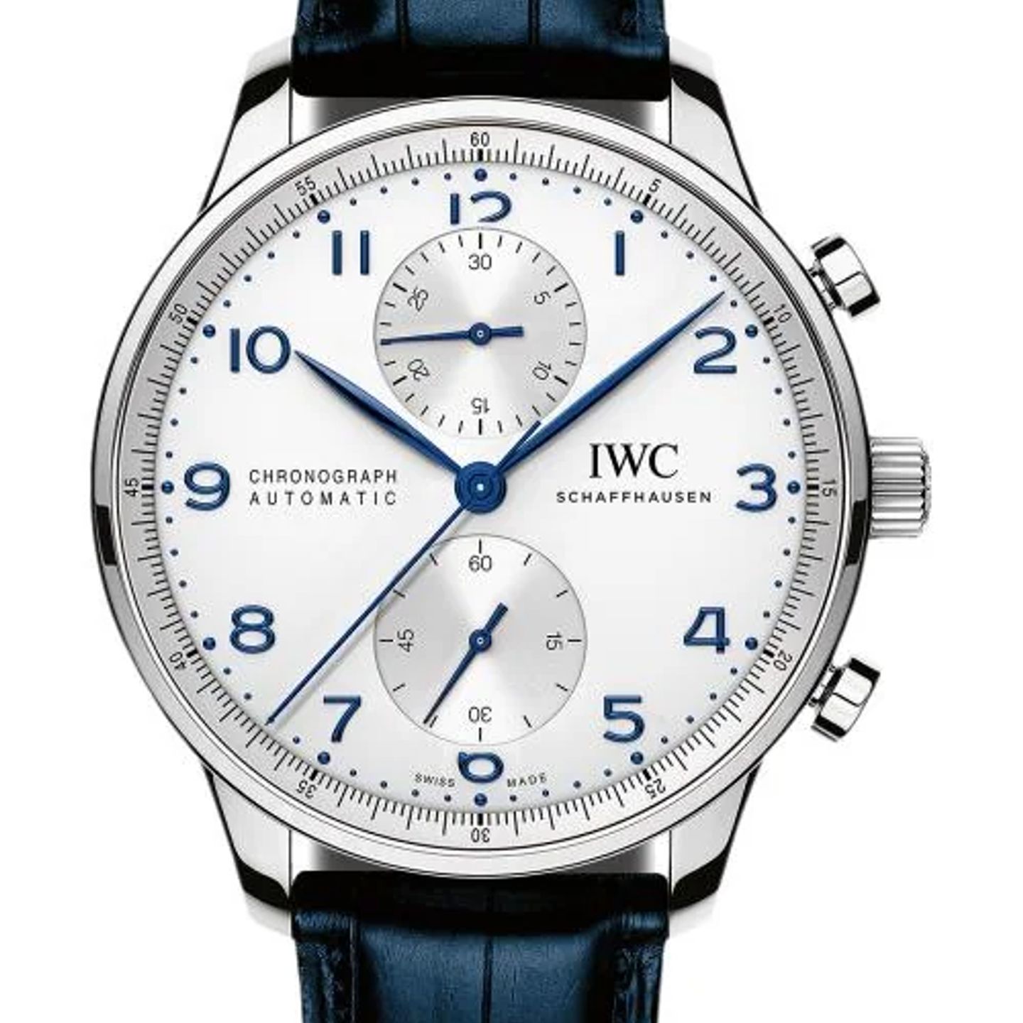 IWC Portuguese Chronograph IW371605 (2026) - Silver dial 41 mm Steel case (1/1)