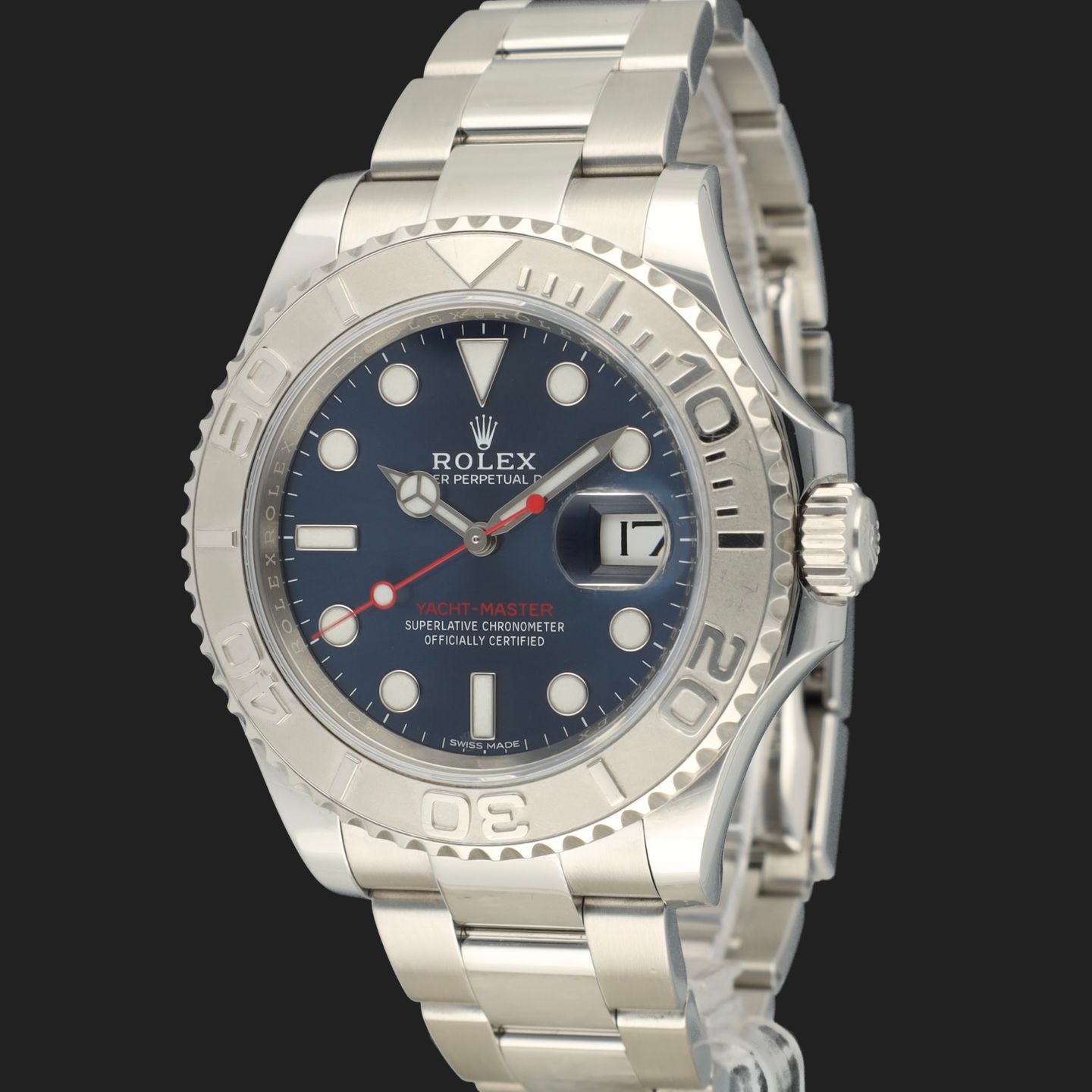 Rolex Yacht-Master 40 116622 (2018) - Blauw wijzerplaat 40mm Staal (1/7)