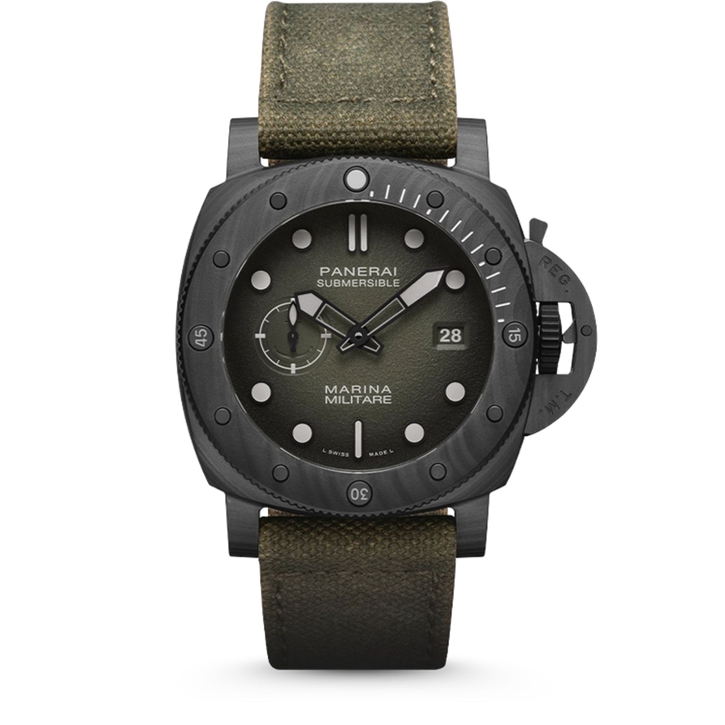 Panerai Submersible PAM01698 (2025) - Green dial 44 mm Carbon case (1/1)