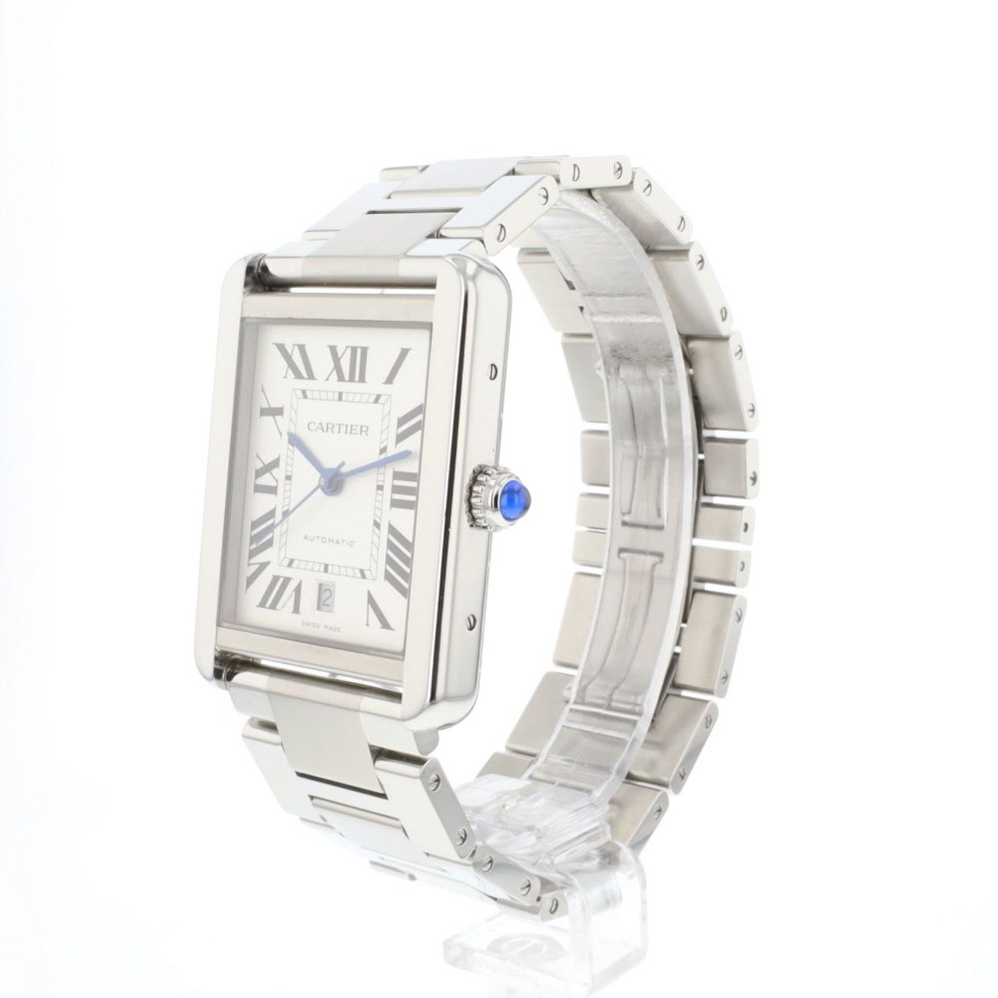 Cartier Tank Solo W5200028 (2020) - Silver dial 31 mm Steel case (2/6)