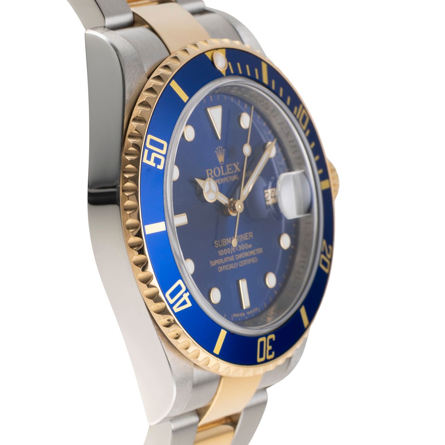 Rolex Submariner Date 16613 BLACK TIFFANY TRITIUM (Onbekend (willekeurig serienummer)) - Zwart wijzerplaat 40mm Staal (7/8)