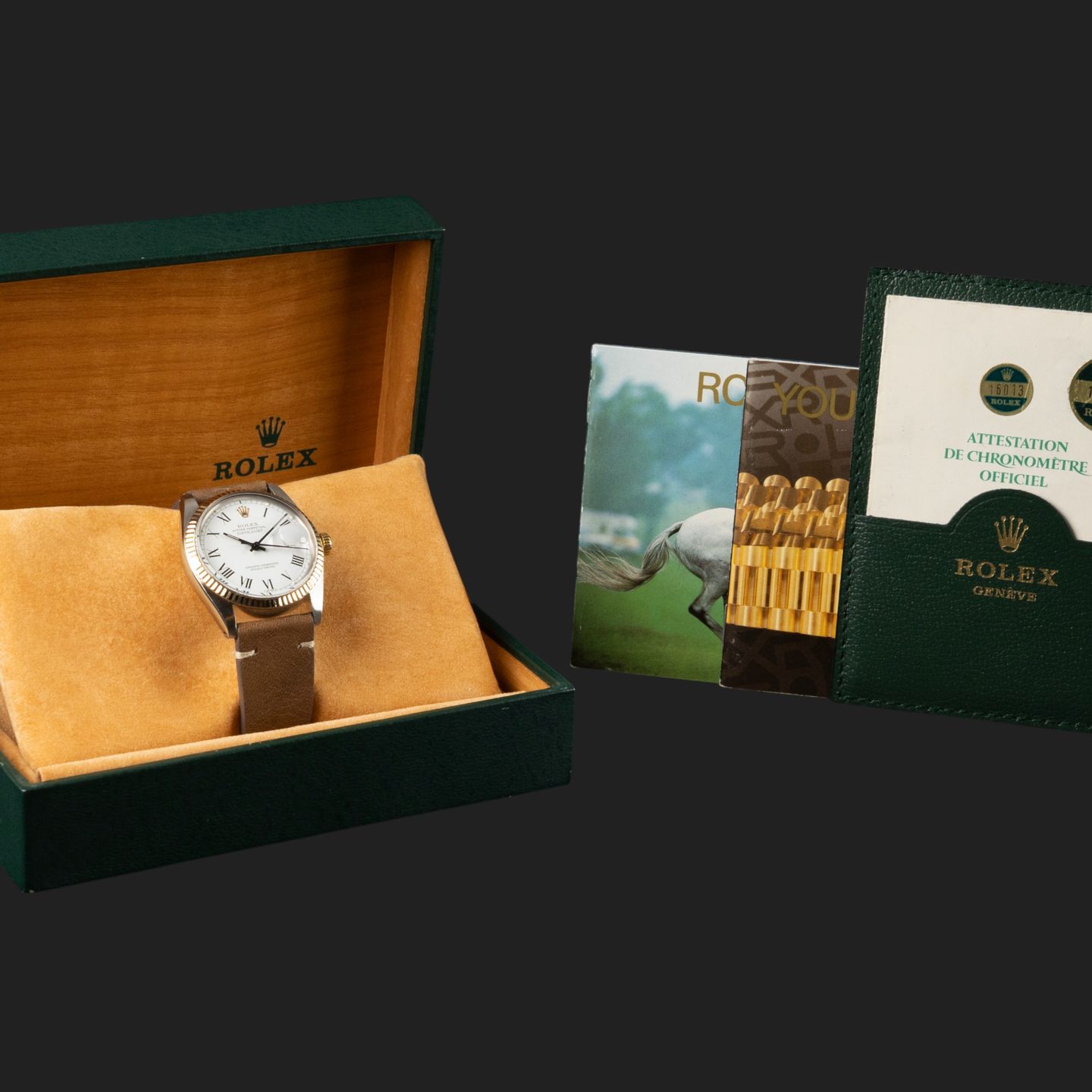 Rolex Datejust 36 16013 (1983) - 36 mm Gold/Steel case (8/8)