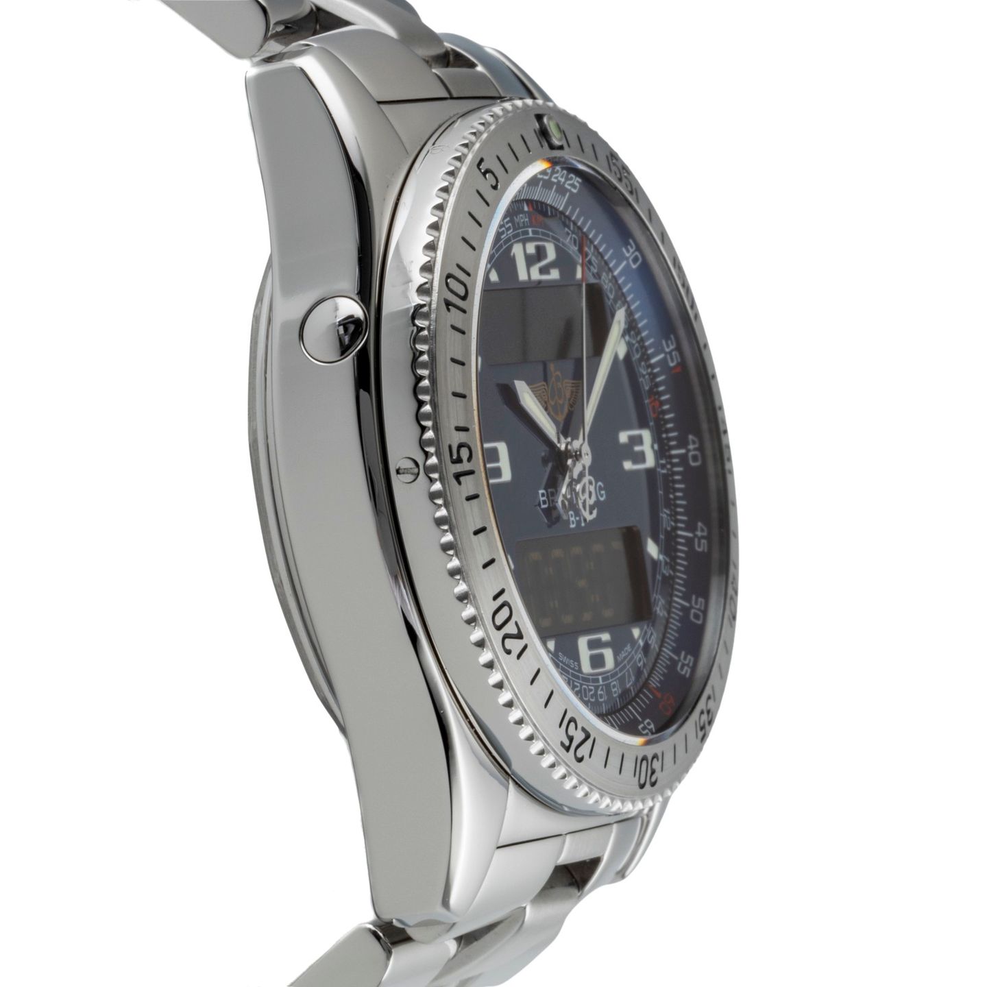 Breitling B-1 A6836215/C511 (Unknown (random serial)) - Blue dial 43 mm Steel case (7/8)