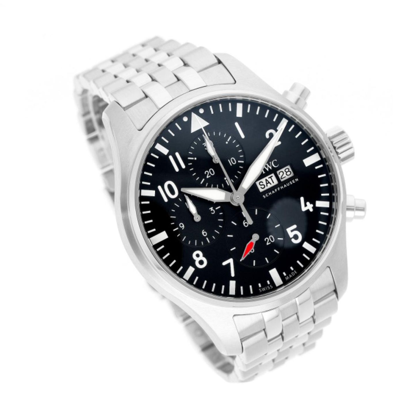IWC Pilot Chronograph IW378002 (2025) - Black dial 43 mm Steel case (3/5)