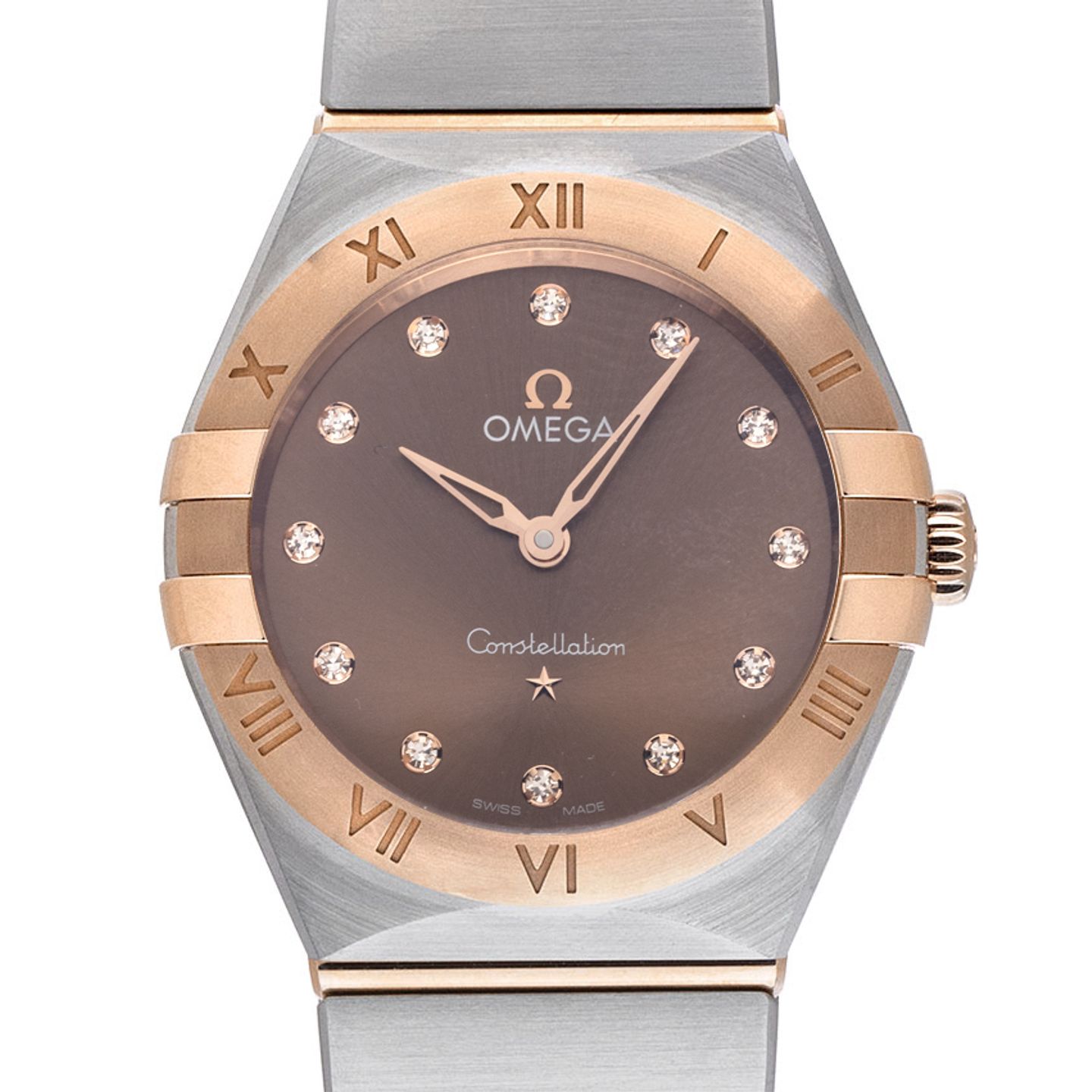 Omega Constellation Quartz 131.20.28.60.63.001 (2024) - Brown dial 28 mm Steel case (1/7)