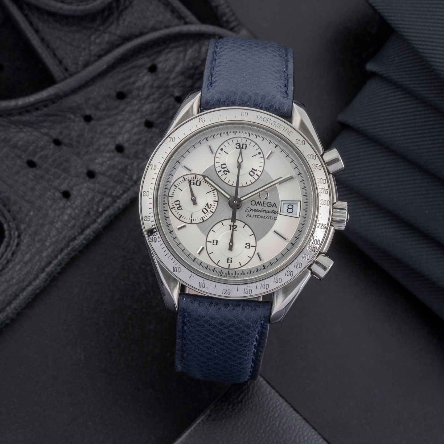 Omega Speedmaster Date 3513.30.00 (1999) - Silver dial 39 mm Steel case (1/8)