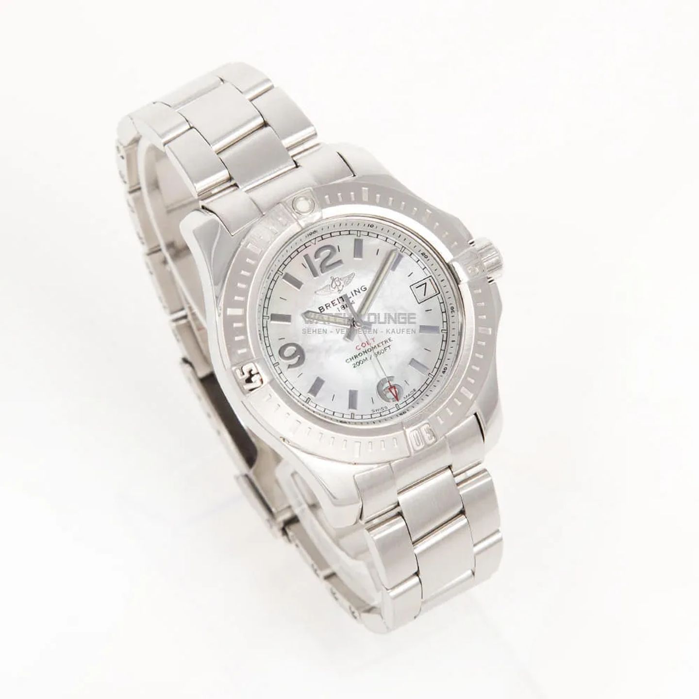 Breitling Colt 36 A7438911/A772/178A (2017) - White dial 36 mm Steel case (4/8)