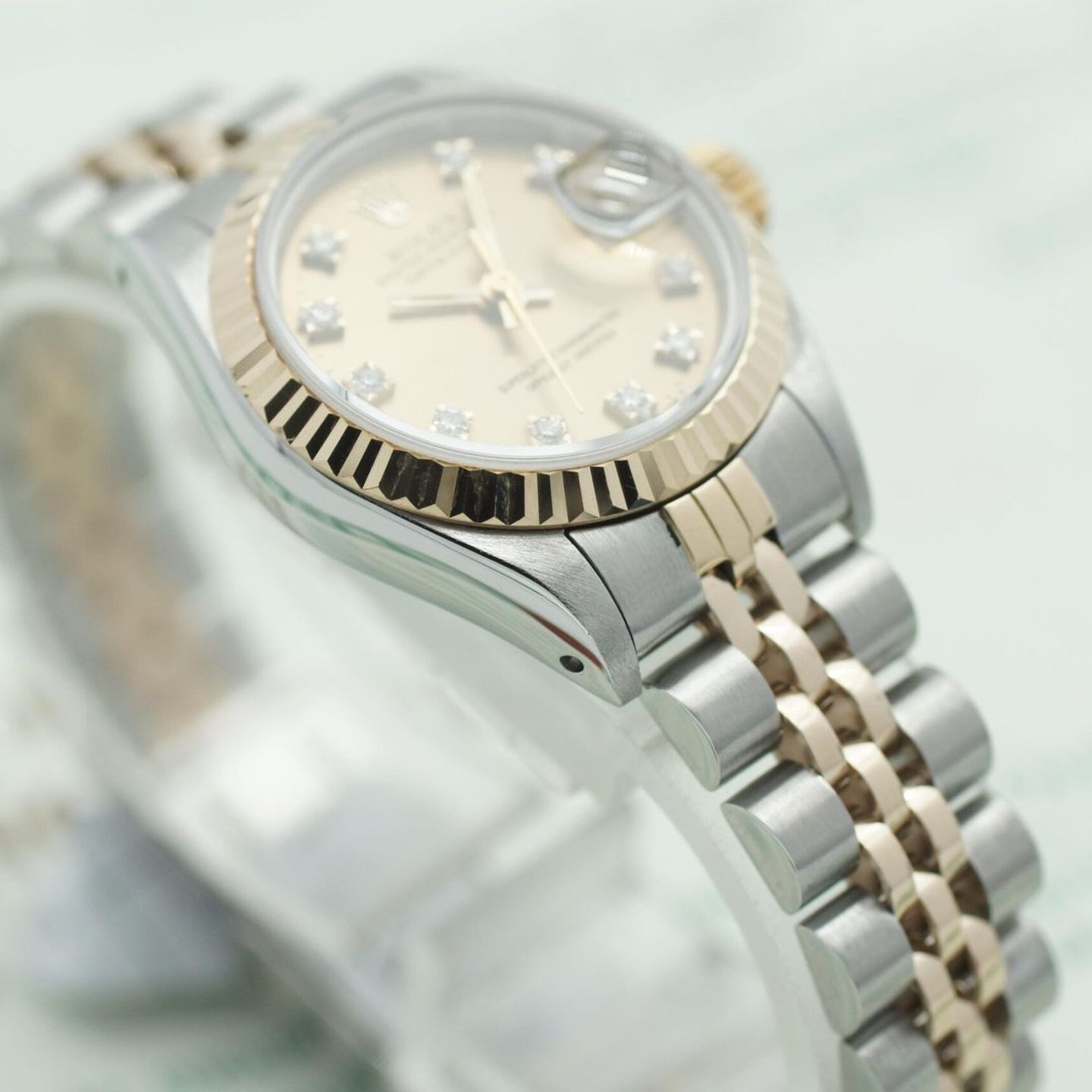 Rolex Lady-Datejust 69173 (1994) - 26mm Goud/Staal (7/8)