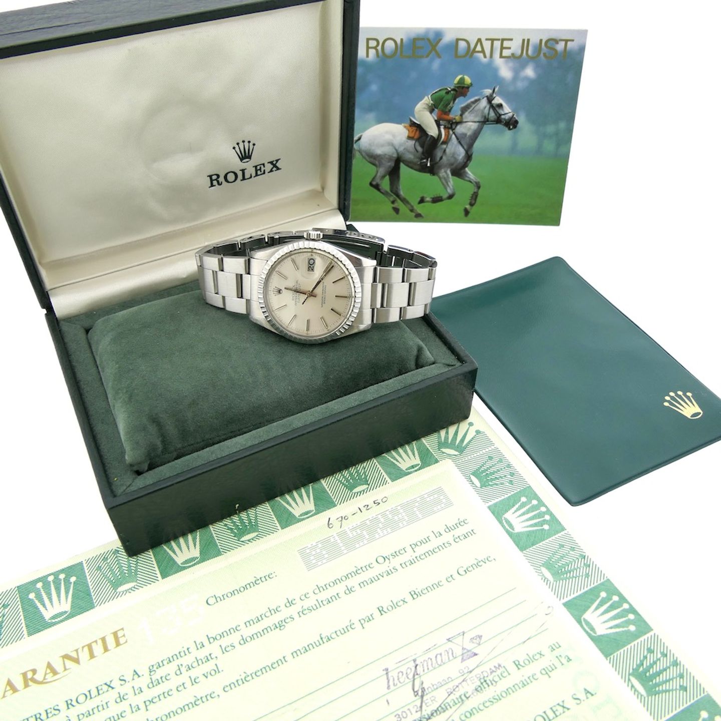 Rolex Datejust 36 16030 (1984) - Silver dial 36 mm Steel case (8/8)