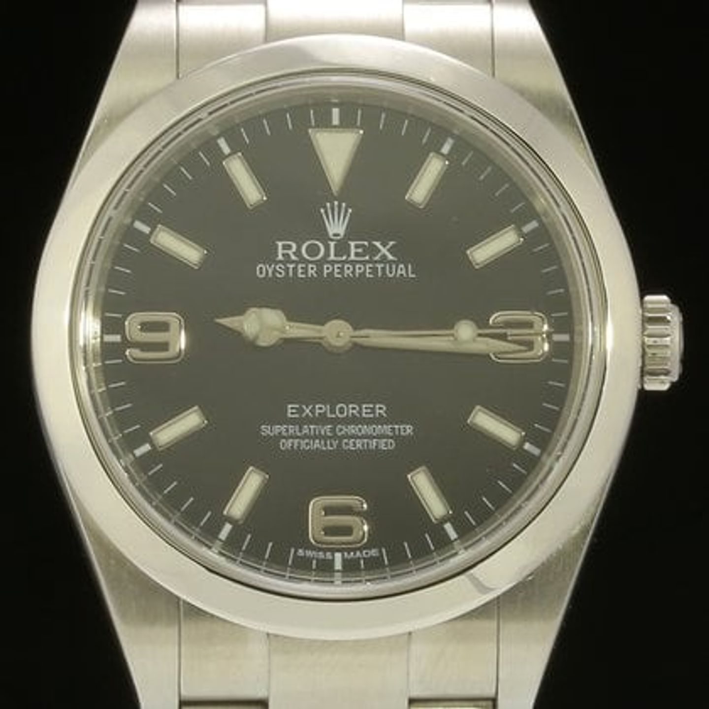 Rolex Explorer 214270 (2016) - Black dial 39 mm Steel case (1/9)