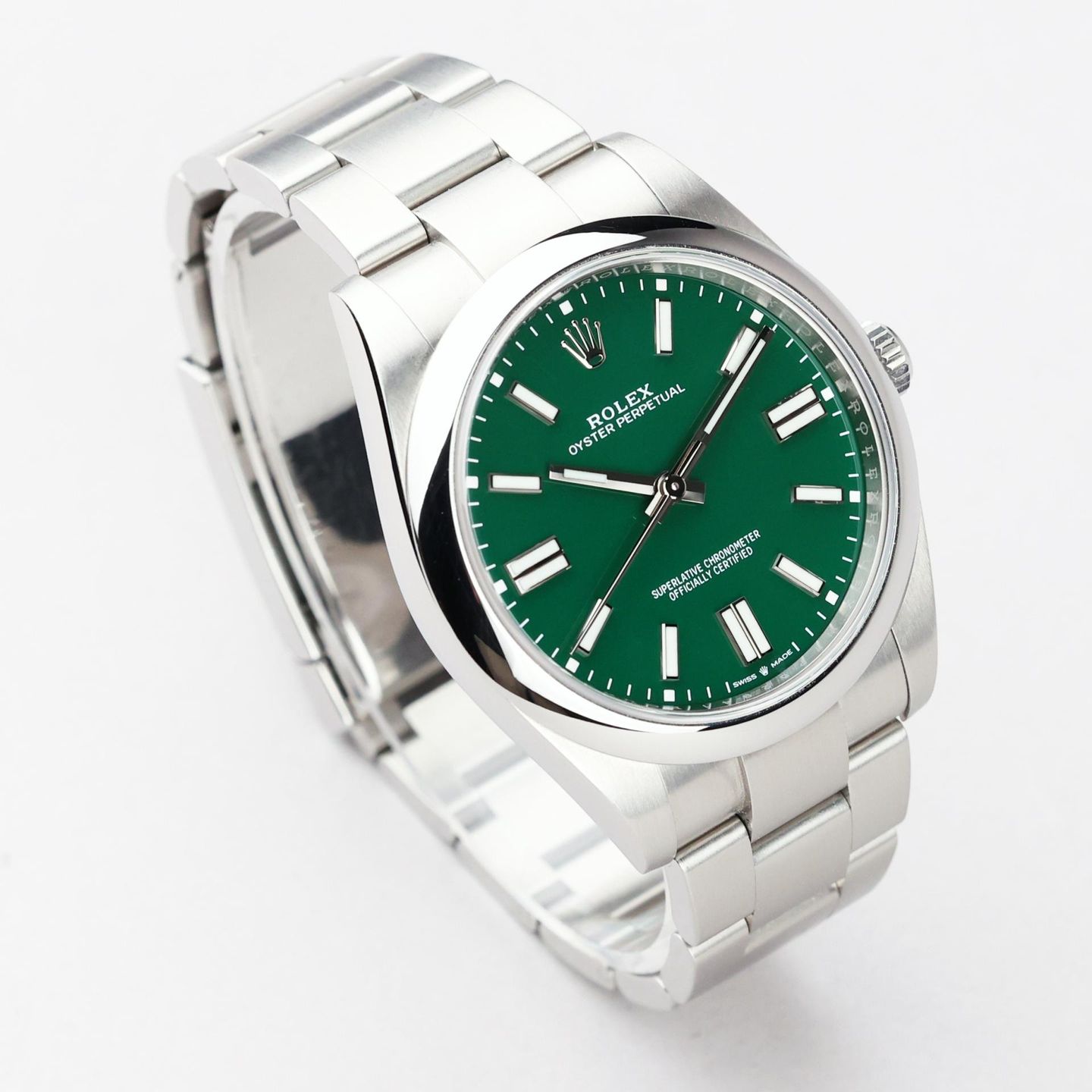 Rolex Oyster Perpetual 41 124300 (Onbekend (willekeurig serienummer)) - 41mm Staal (2/8)