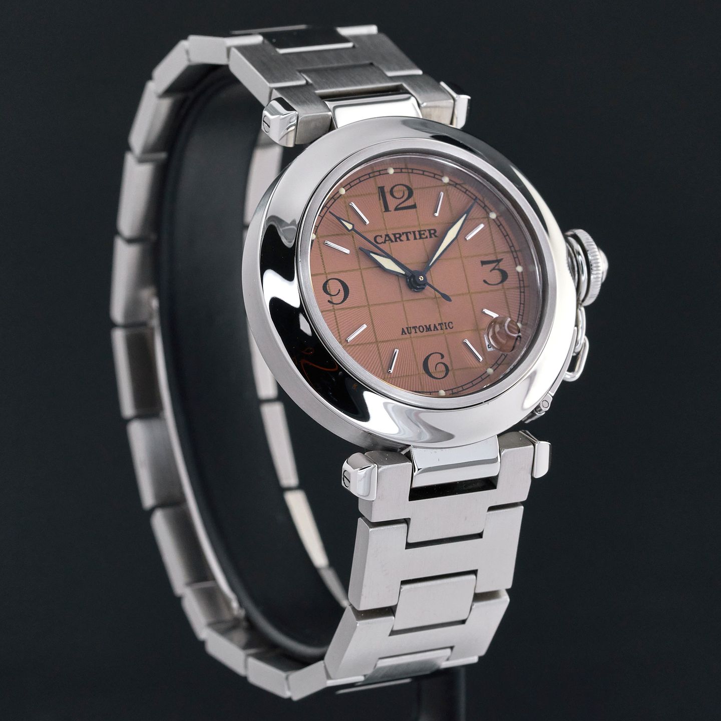 Cartier Pasha C W31024M7 (1998) - 35mm Staal (5/8)