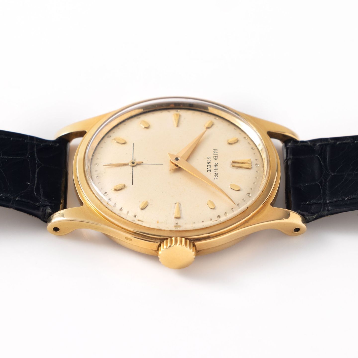 Patek Philippe Calatrava Unknown (Onbekend (willekeurig serienummer)) - Wit wijzerplaat 35mm Geelgoud (8/8)