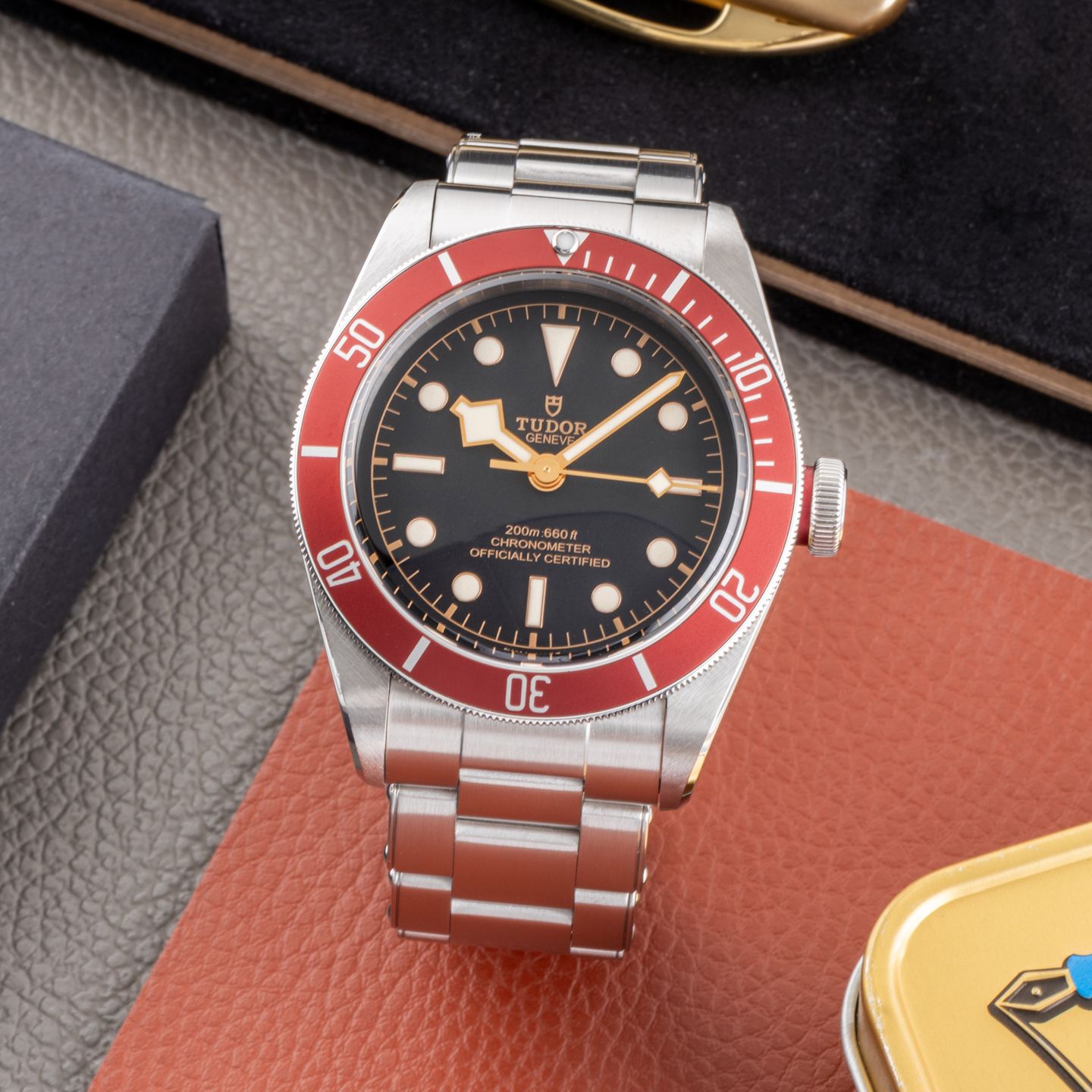 Tudor Black Bay 79230R (2021) - Zwart wijzerplaat 41mm Staal (3/8)