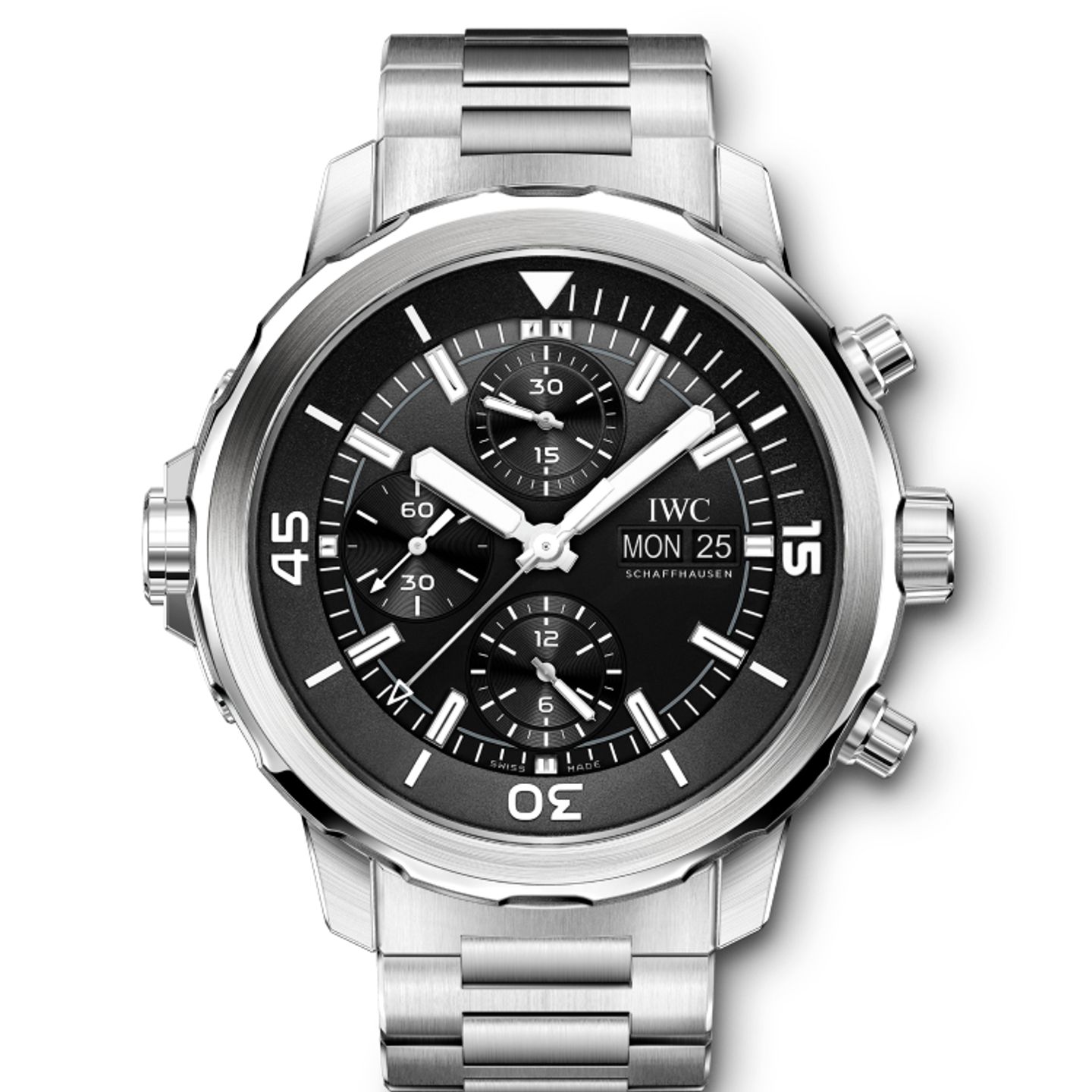 IWC Aquatimer Chronograph IW376804 (2024) - Zwart wijzerplaat 44mm Staal (1/1)