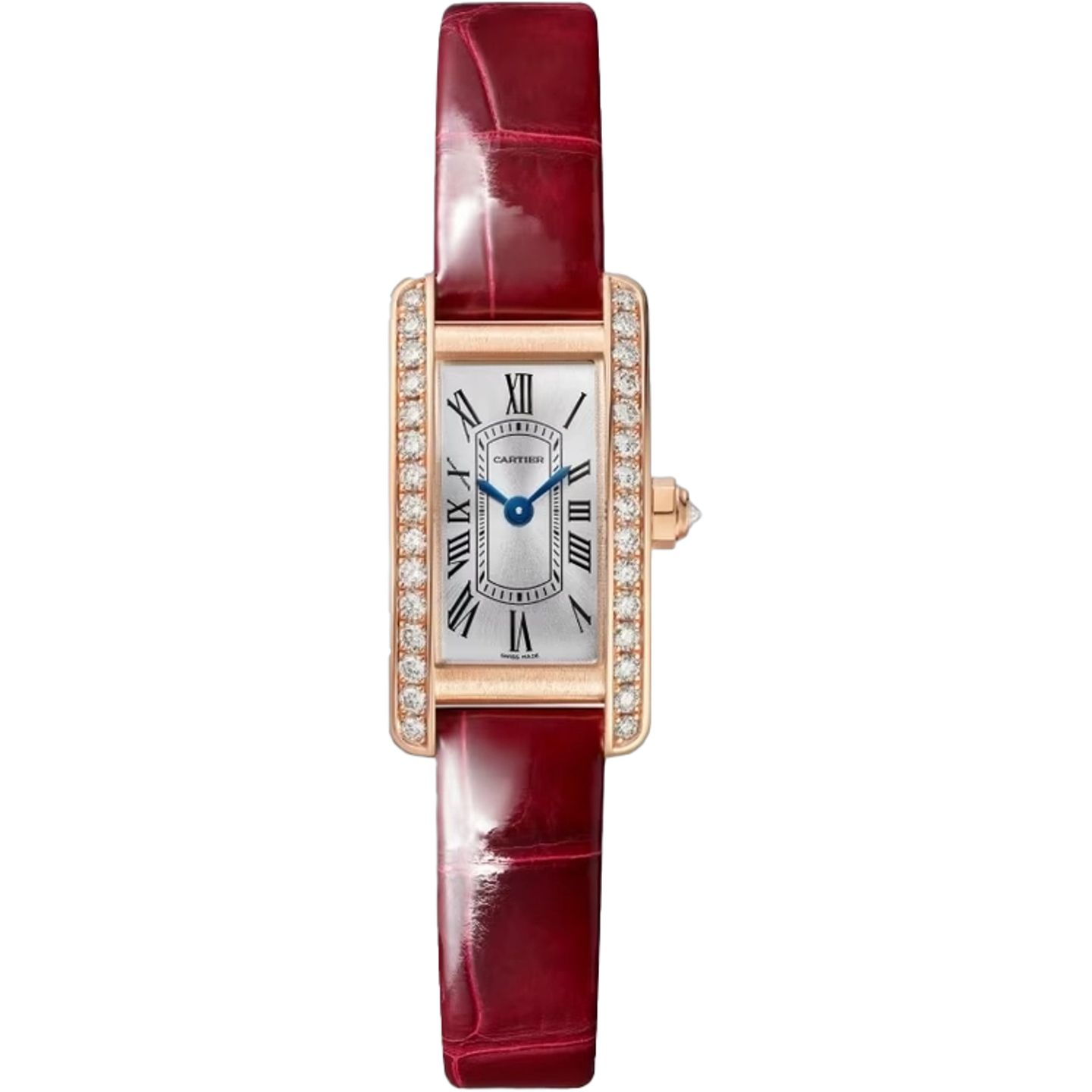 Cartier Tank Américaine WJTA0058 (2025) - Silver dial 15 mm Rose Gold case (1/1)