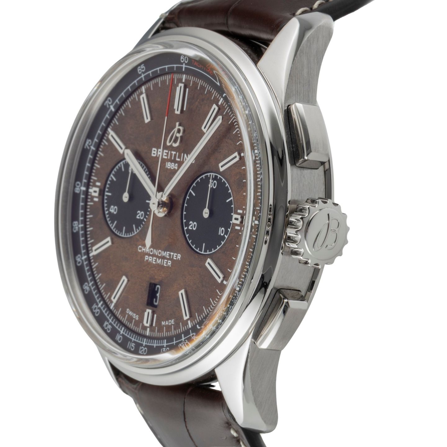 Breitling Premier AB01181A1Q1X1 (2019) - Brons wijzerplaat 42mm Staal (6/8)