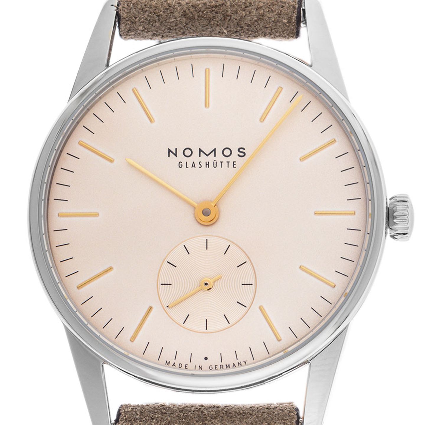 NOMOS Orion 315 (2025) - Roze wijzerplaat 33mm Staal (1/7)