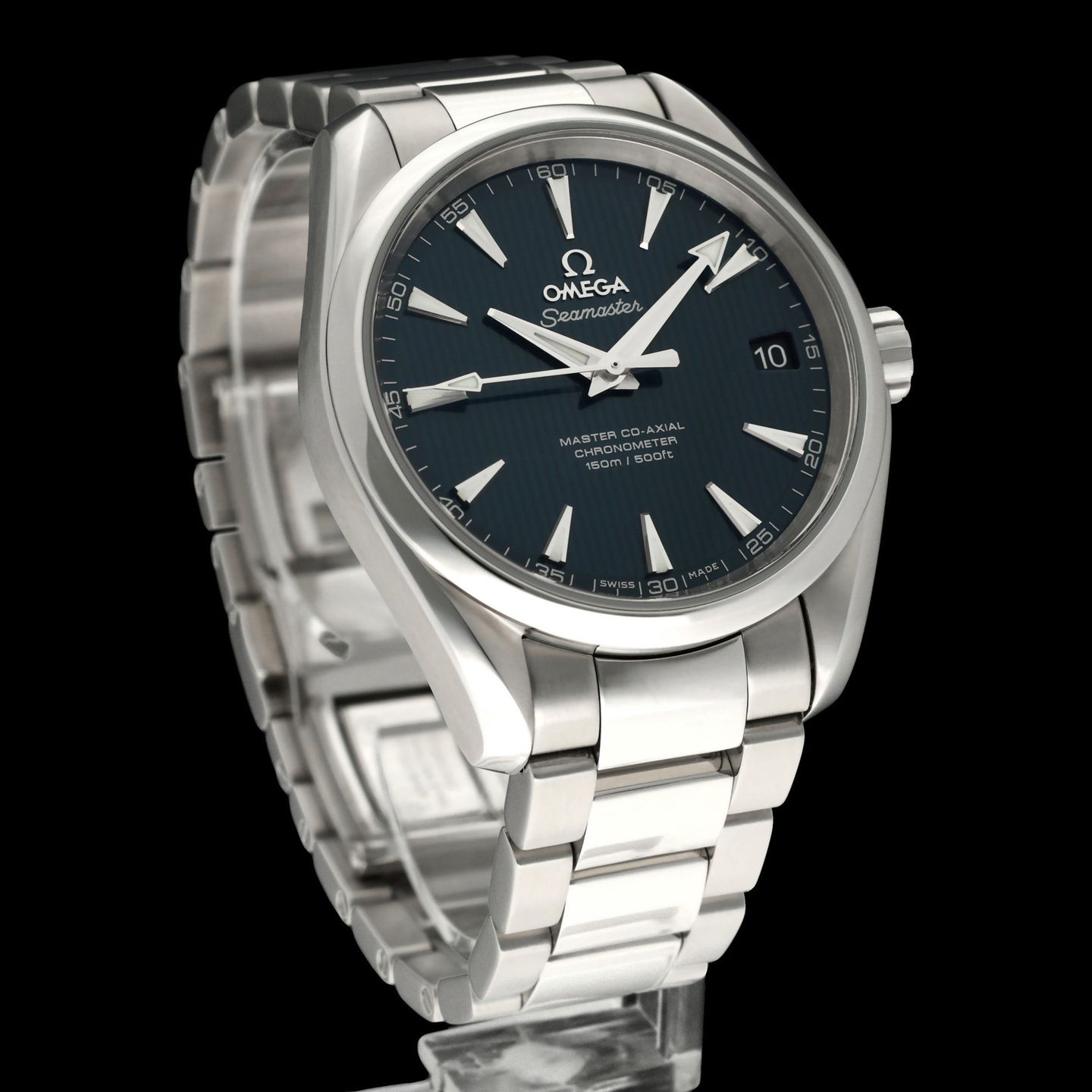 Omega Seamaster Aqua Terra 231.10.39.21.03.002 (2016) - Blue dial 39 mm Steel case (4/8)