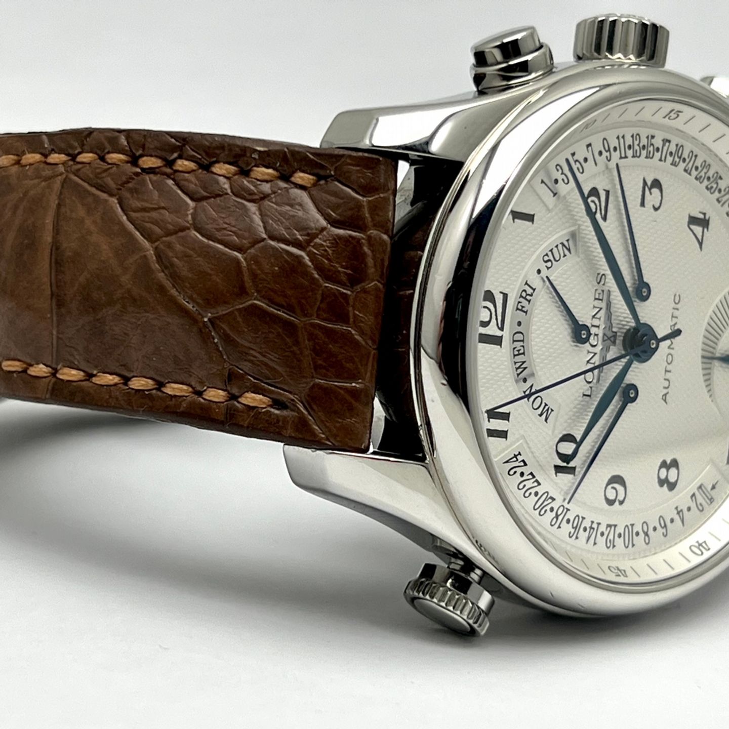 Longines Master Collection L2.716.4.71.3 (Unknown (random serial)) - Silver dial 44 mm Steel case (4/8)