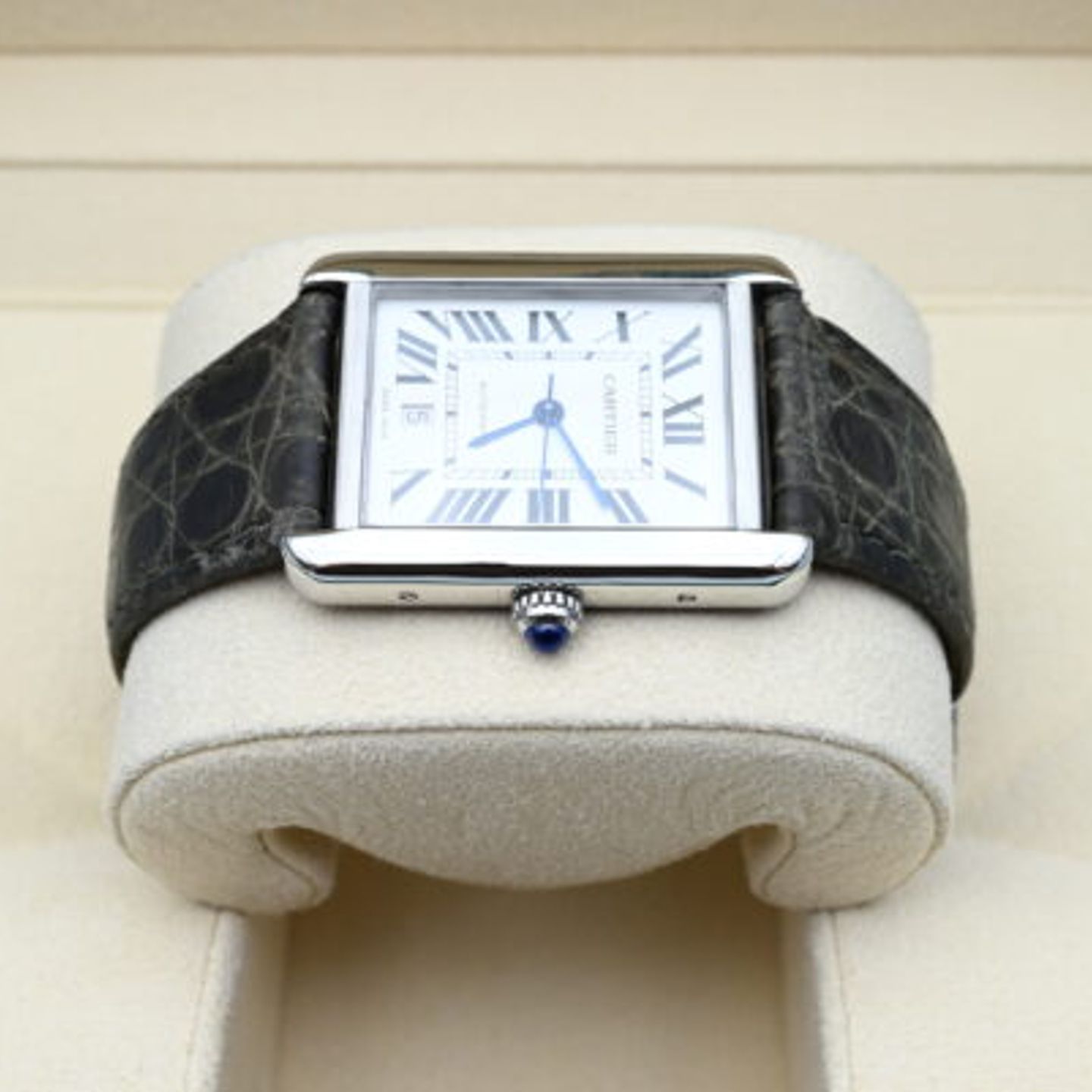 Cartier Tank Solo 3515 (2014) - White dial 31 mm Steel case (4/8)