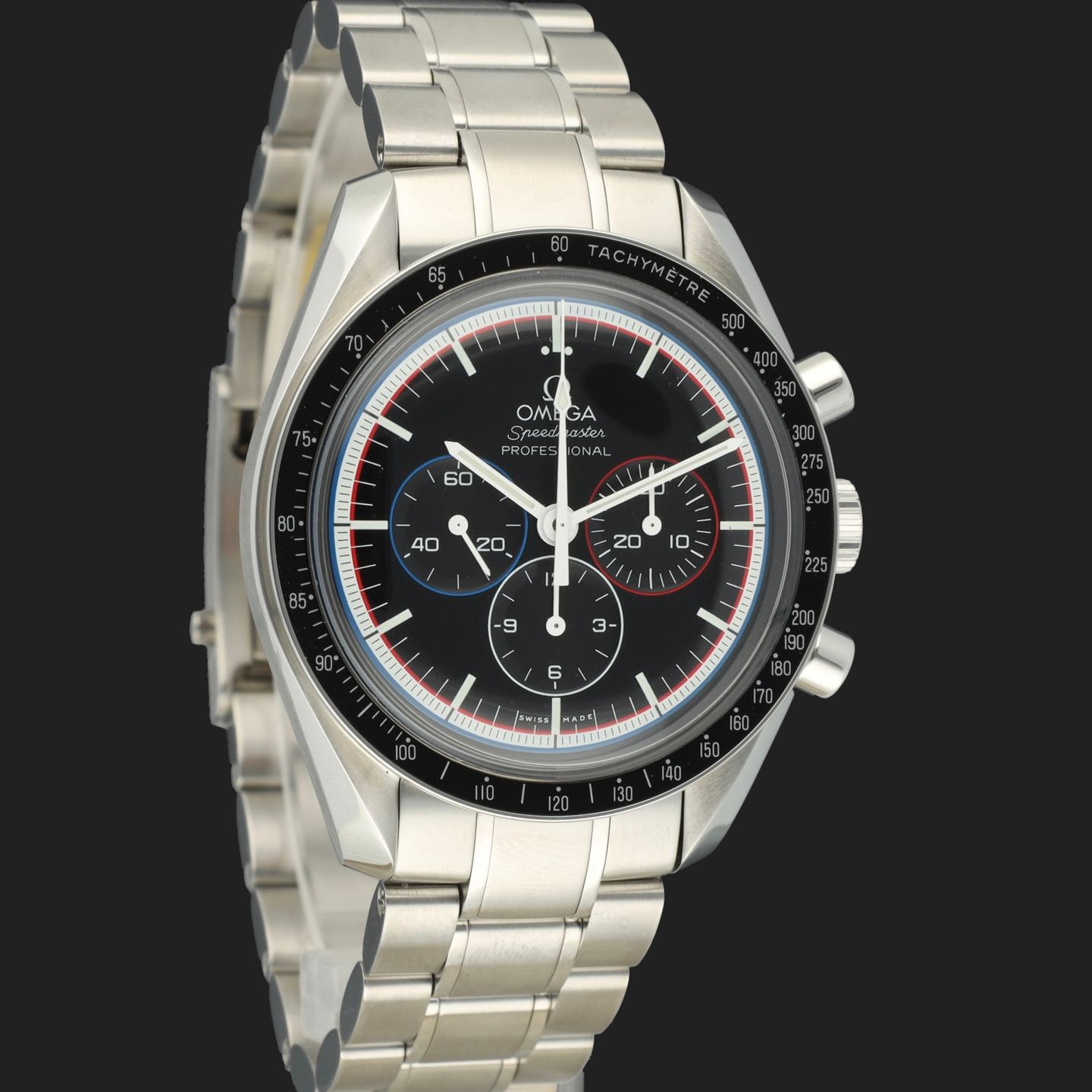 Omega Speedmaster Professional Moonwatch 311.30.42.30.01.003 (2011) - Black dial 42 mm Steel case (4/8)