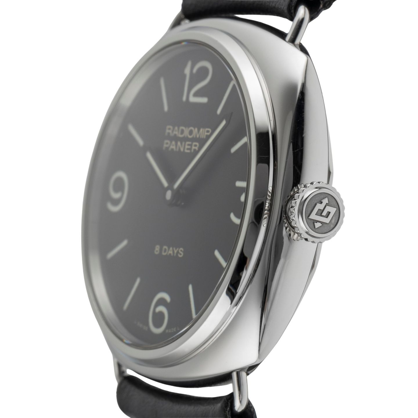 Panerai Radiomir 8 Days PAM00610 (Onbekend (willekeurig serienummer)) - Zwart wijzerplaat 45mm Staal (6/8)