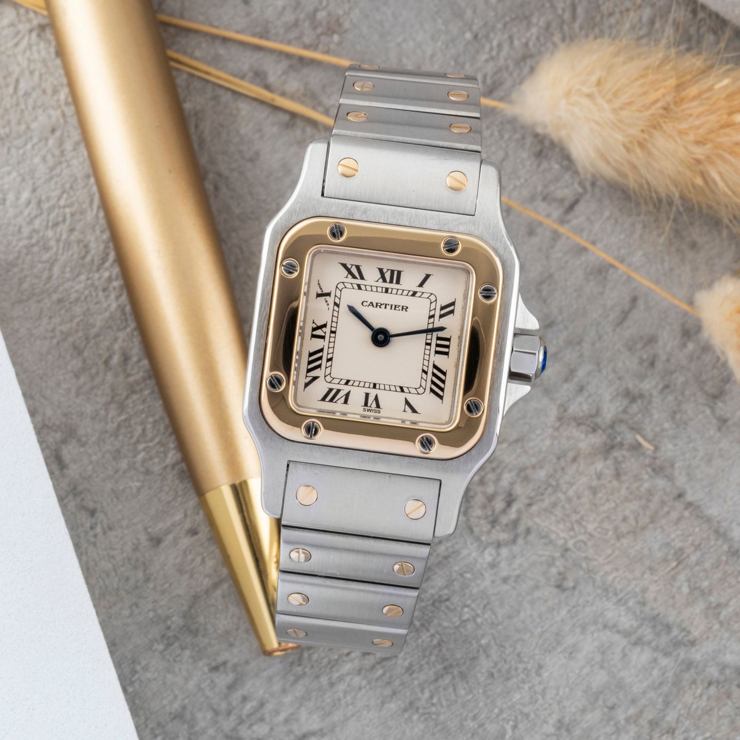 Cartier Santos Galbée W20012C4 (1995) - 24 mm (1/8)