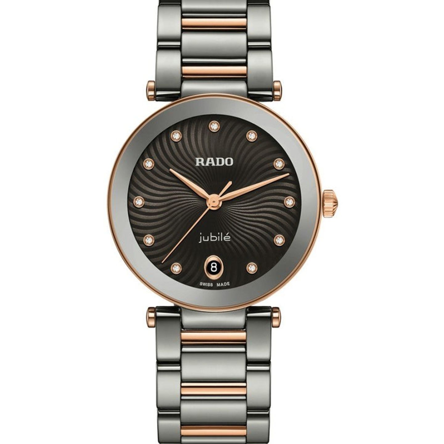 Rado Coupole R22241703 (2026) - Grey dial 31 mm Ceramic case (4/4)
