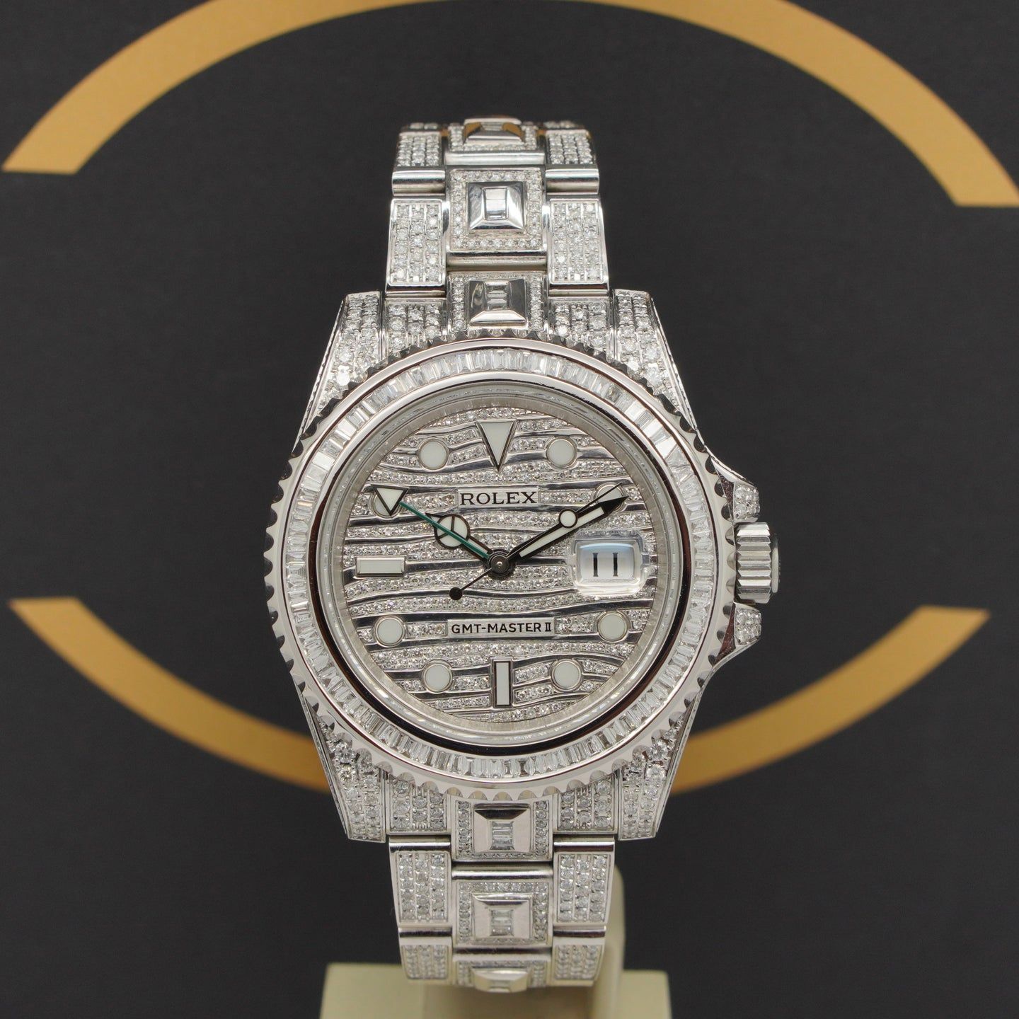 Rolex GMT-Master II 116710LN (2015) - Diamant wijzerplaat 40mm Staal (1/7)