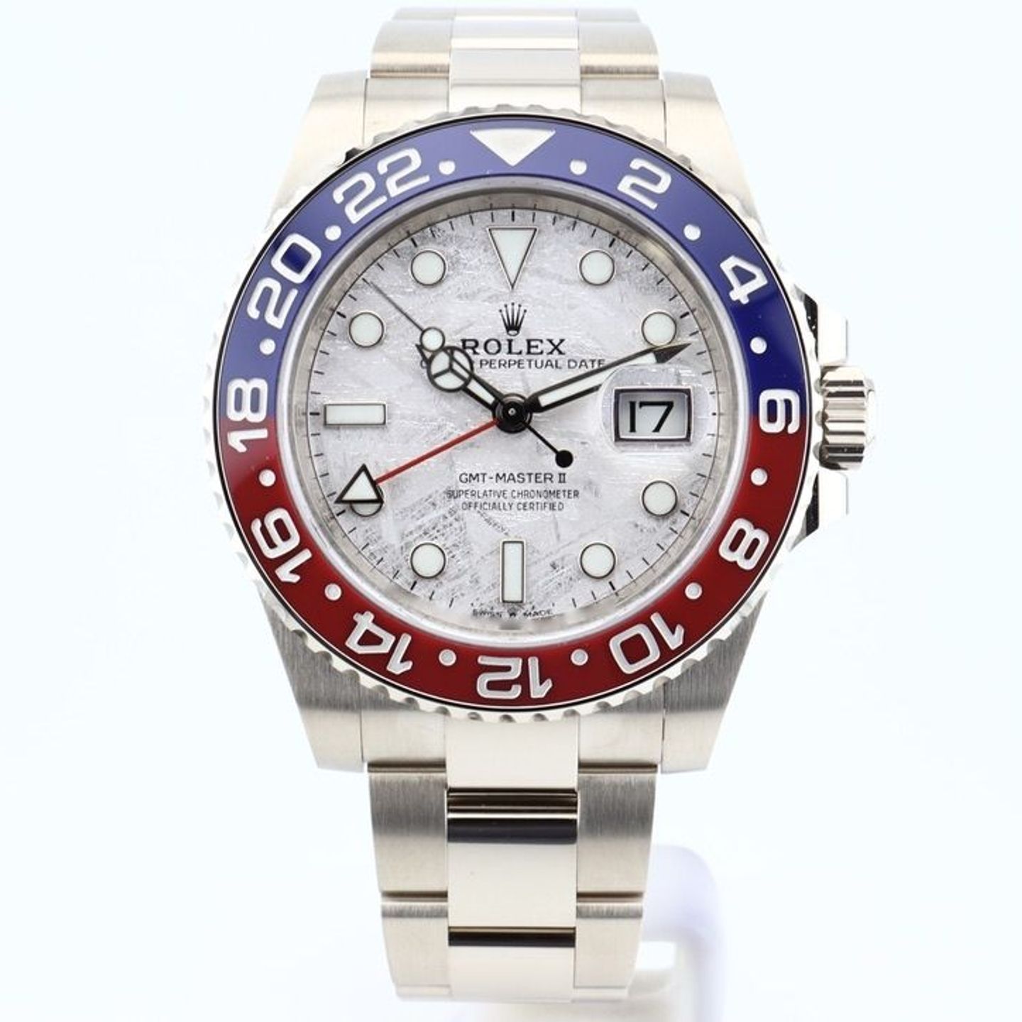 Rolex GMT-Master II 126719BLRO (2021) - Grey dial 40 mm White Gold case (1/2)