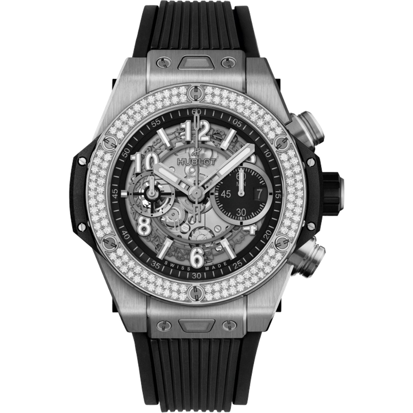 Hublot Big Bang Unico 421.NX.1170.RX.1104 (2025) - Transparent dial 44 mm Titanium case (1/1)