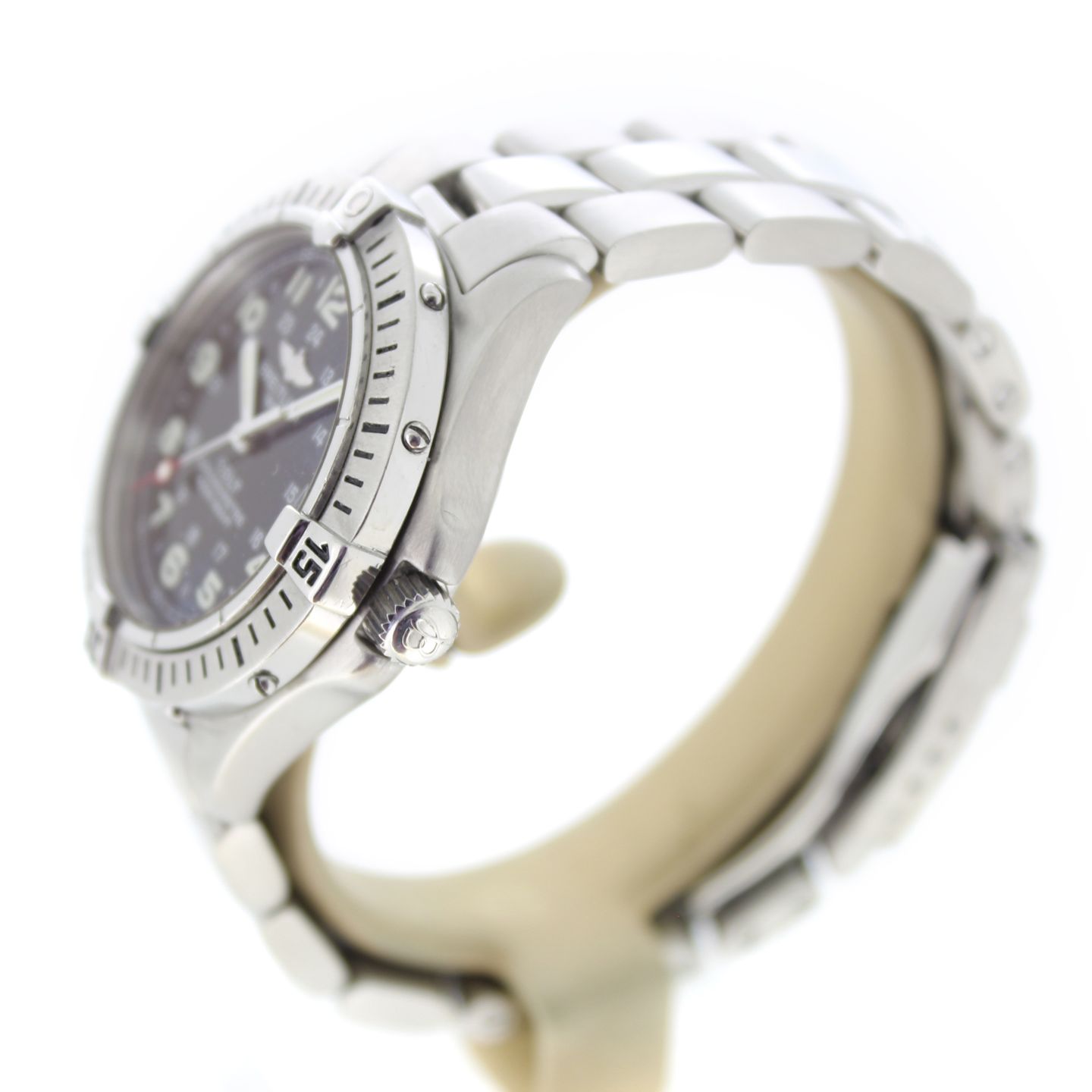 Breitling Colt Quartz A74350 (2004) - Black dial 38 mm Steel case (6/7)