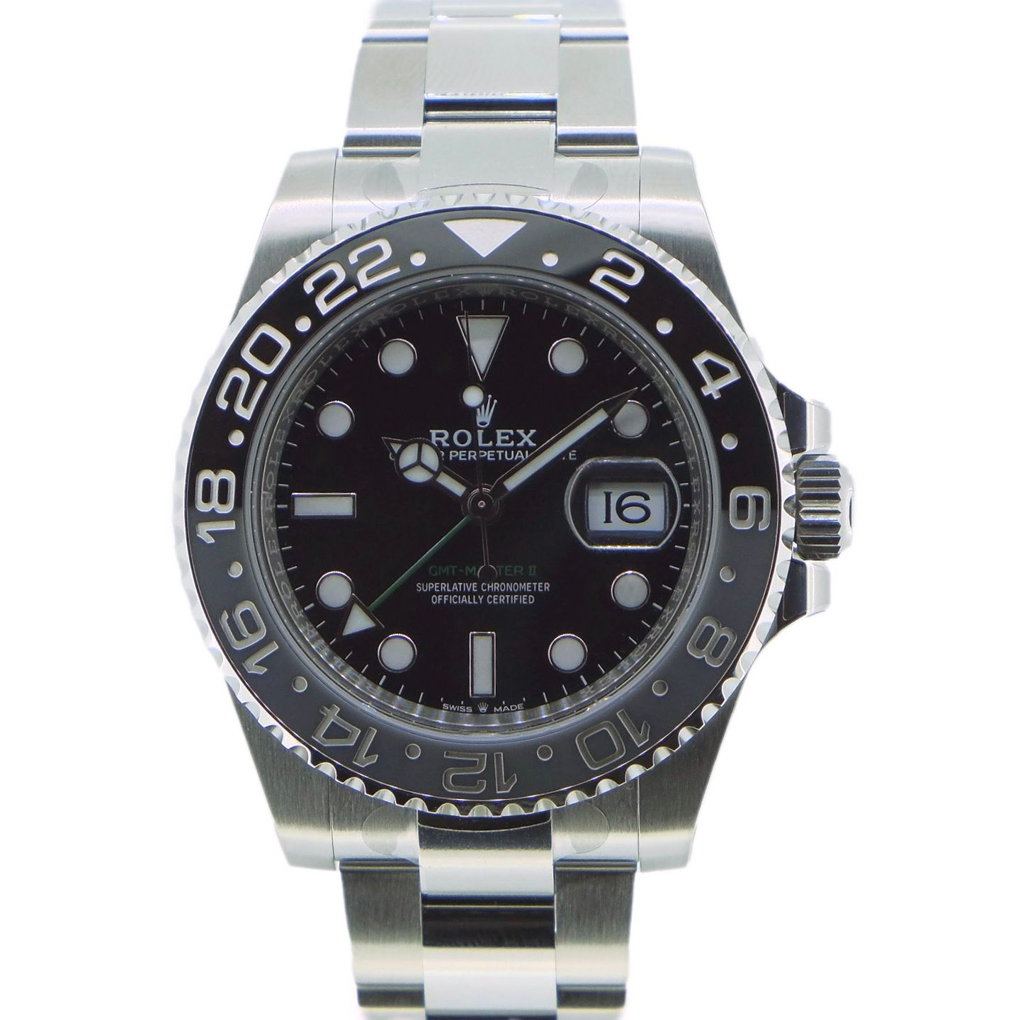 Rolex GMT-Master II 126710GRNR (2024) - Zwart wijzerplaat 40mm Staal (1/6)