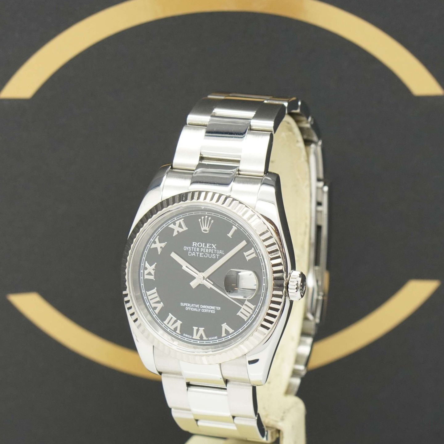 Rolex Datejust 36 116234 (2005) - Black dial 36 mm Steel case (2/7)