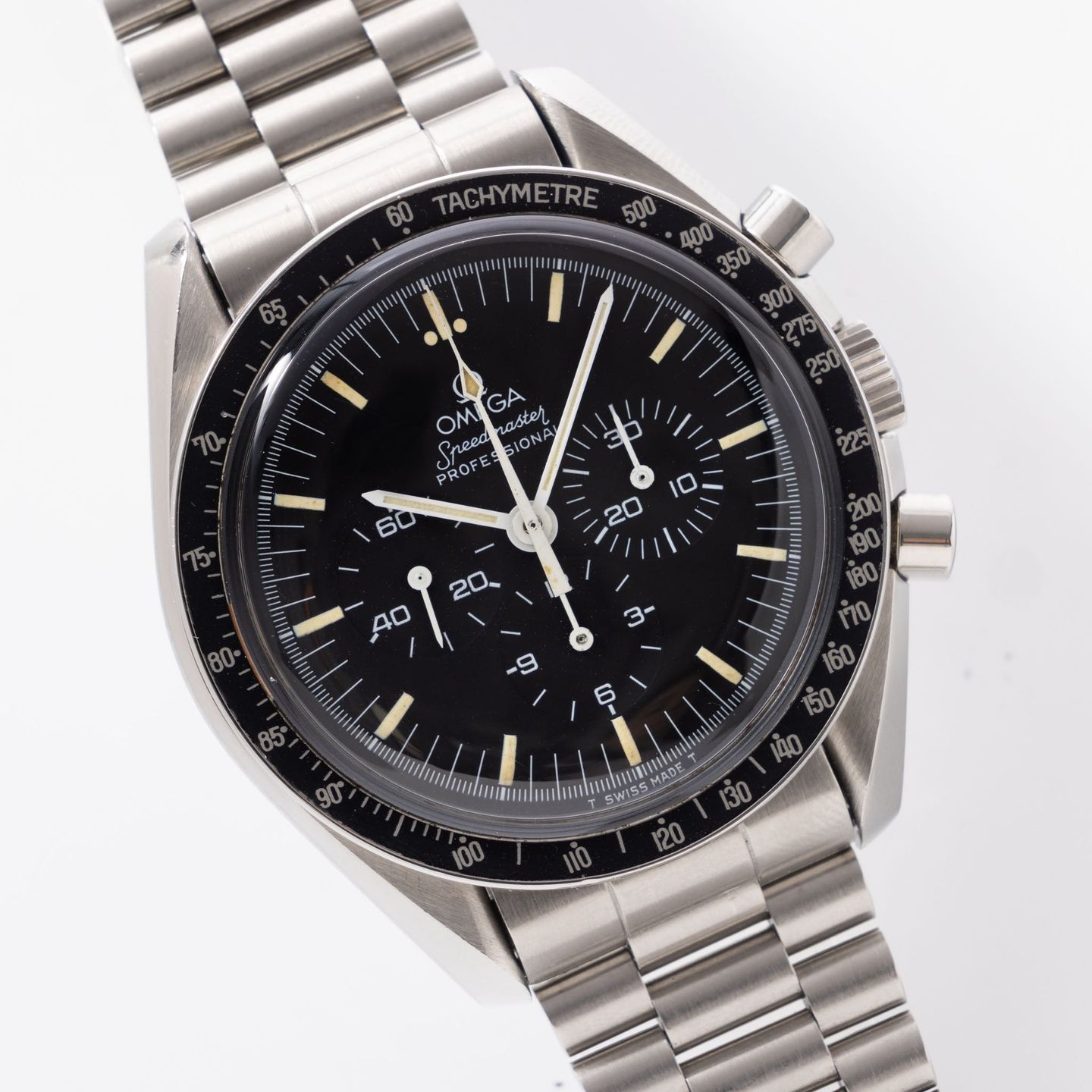Omega Speedmaster Professional Moonwatch 345.808 (1980) - Black dial 42 mm Steel case (4/8)
