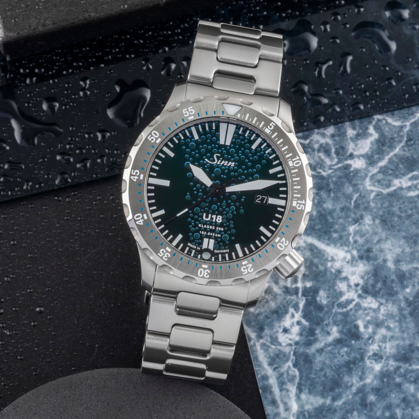 Sinn Unknown 1028.010 (Unknown (random serial)) - Blue dial 44 mm Steel case (1/8)