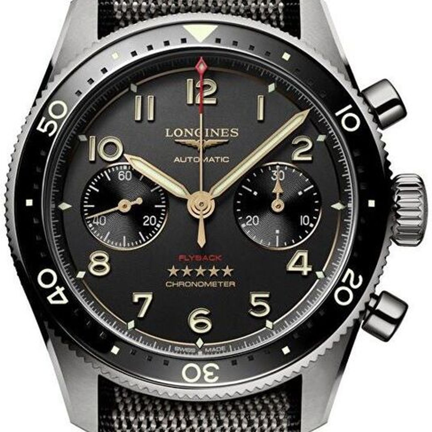 Longines Spirit L3.821.1.53.2 (2025) - Black dial 42 mm Titanium case (1/1)