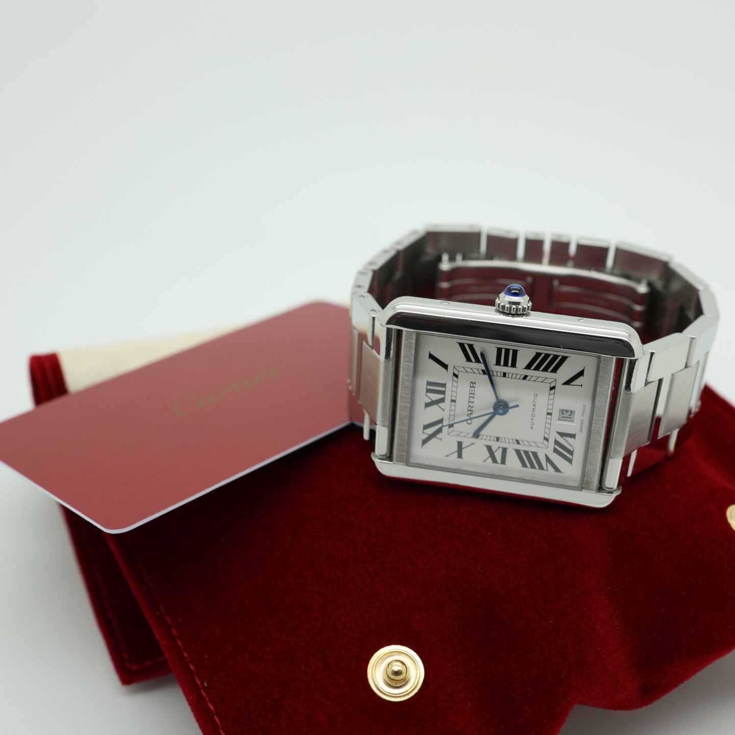 Cartier Tank Solo W5200028 (2014) - Silver dial 31 mm Steel case (7/7)