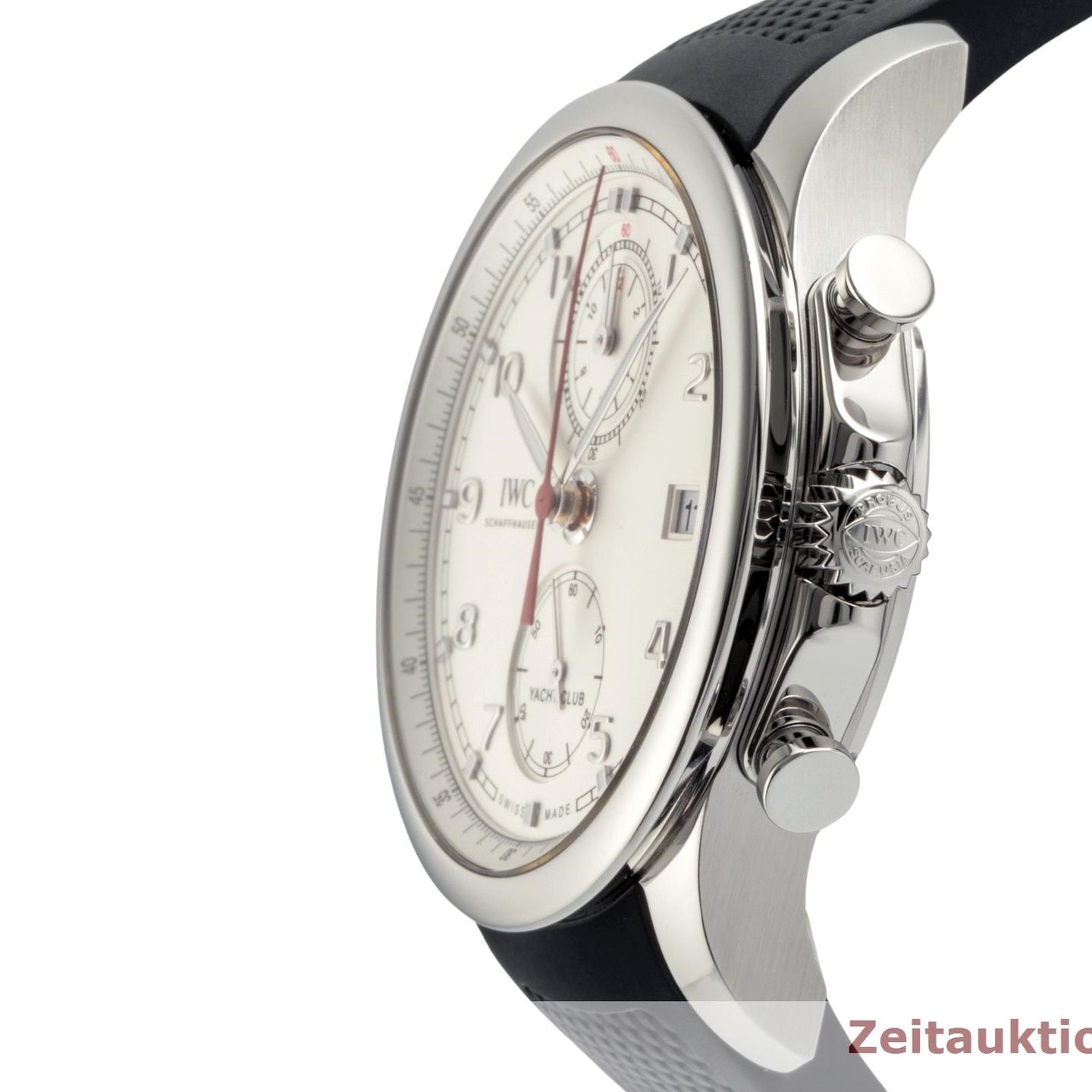 IWC Portuguese Yacht Club Chronograph IW390502 (2015) - Zilver wijzerplaat 44mm Staal (6/8)