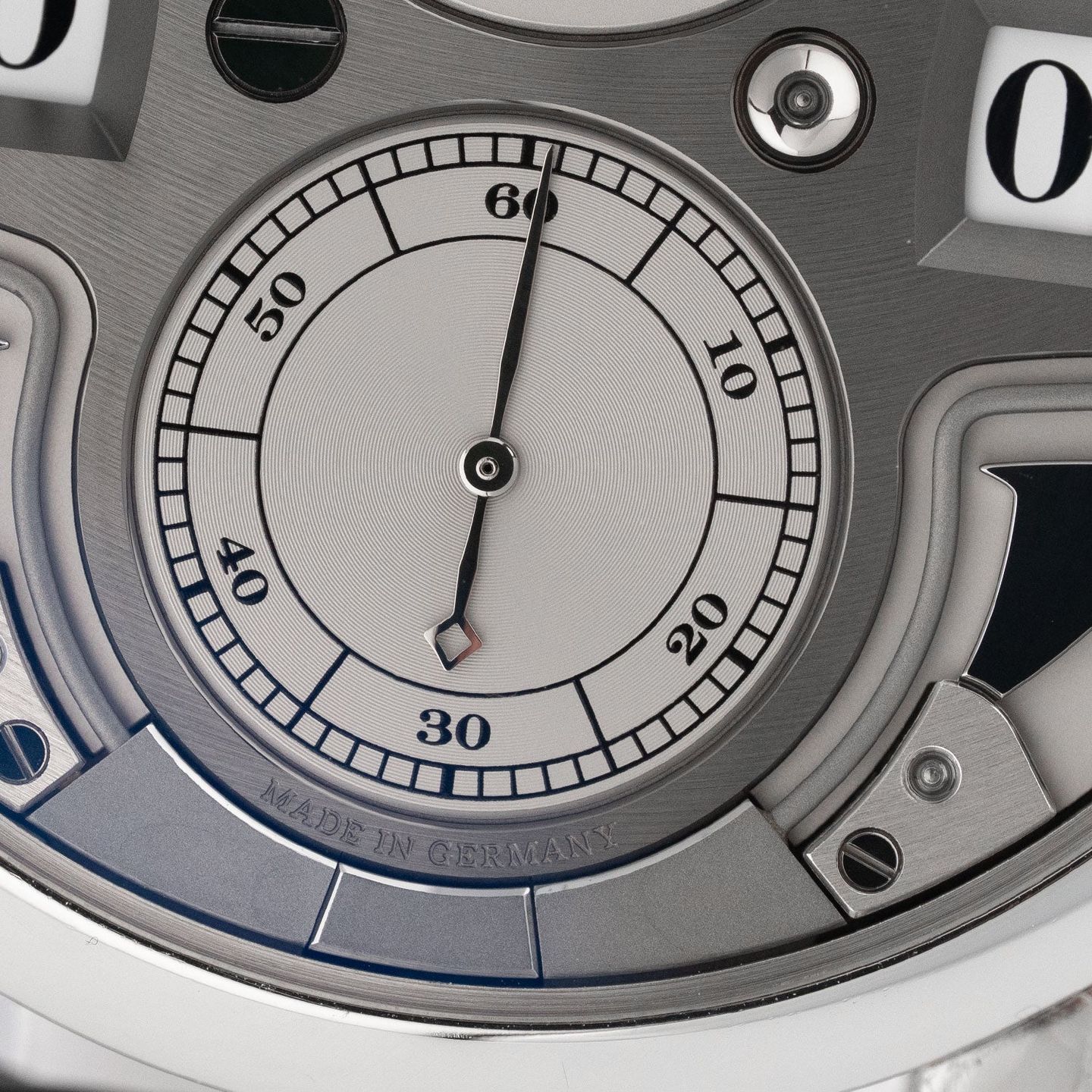 A. Lange & Söhne Zeitwerk 147.025 (Unknown (random serial)) - Silver dial 44 mm Platinum case (3/8)