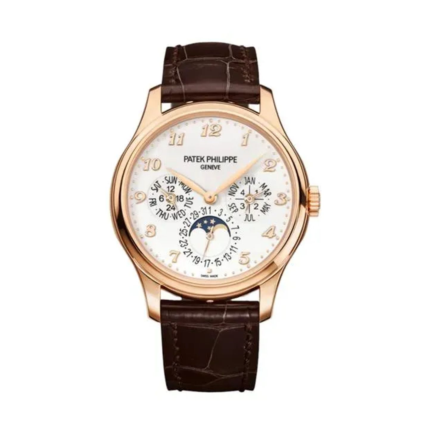 Patek Philippe Perpetual Calendar 5327R-001 (2024) - Beige wijzerplaat 39mm Roségoud (1/6)