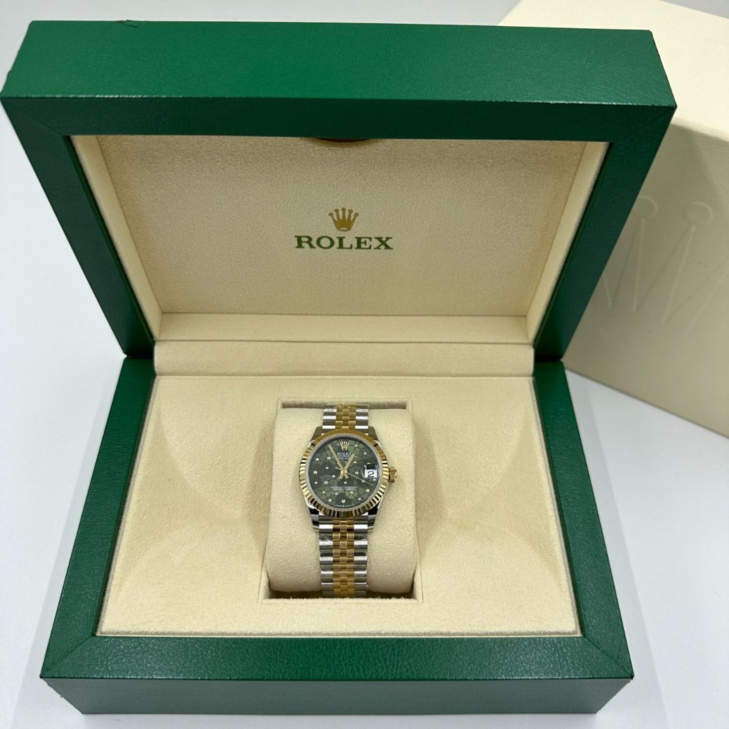 Rolex Datejust 31 278273 (2024) - Groen wijzerplaat 31mm Staal (4/8)