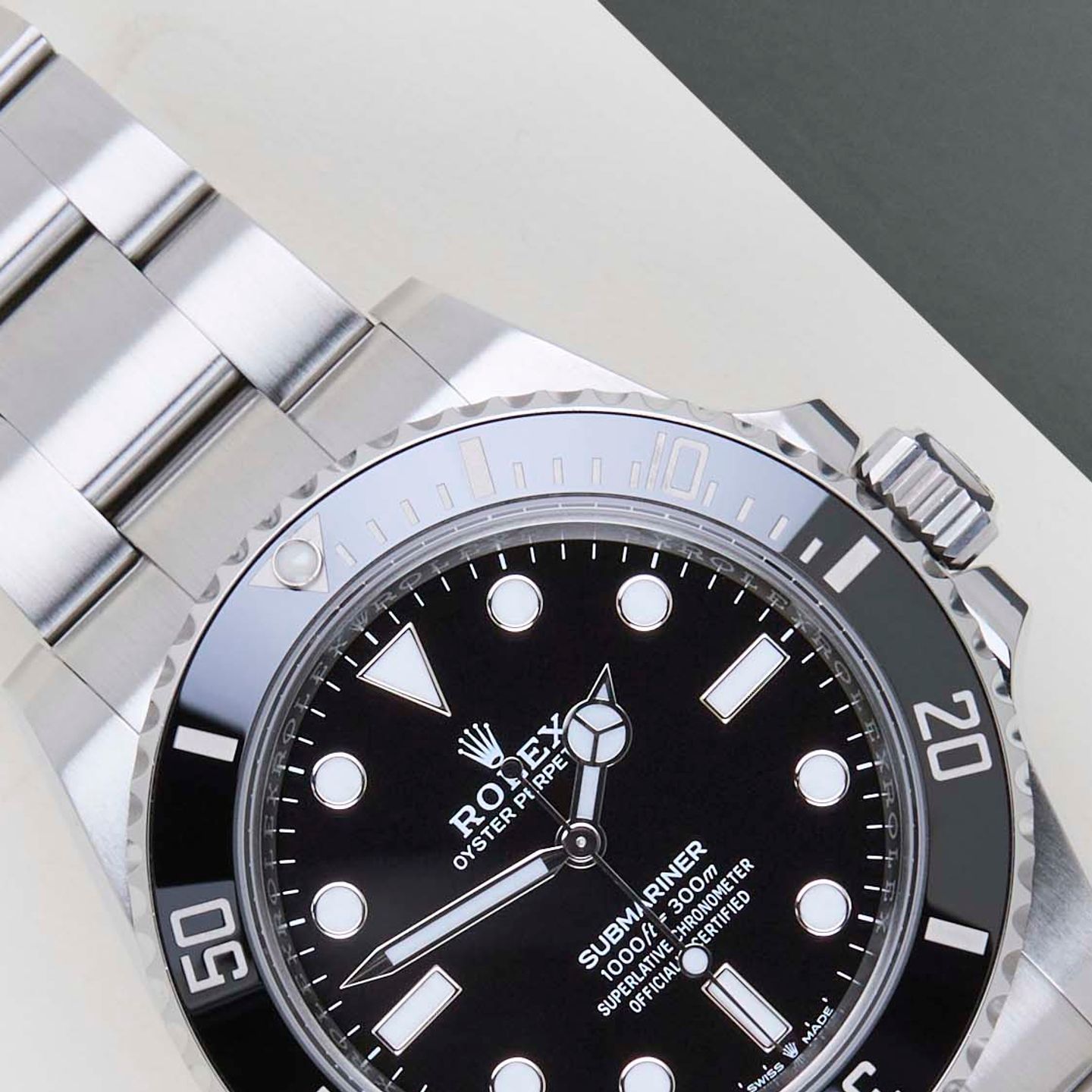 Rolex Submariner No Date 124060 (2021) - Black dial 41 mm Steel case (3/8)